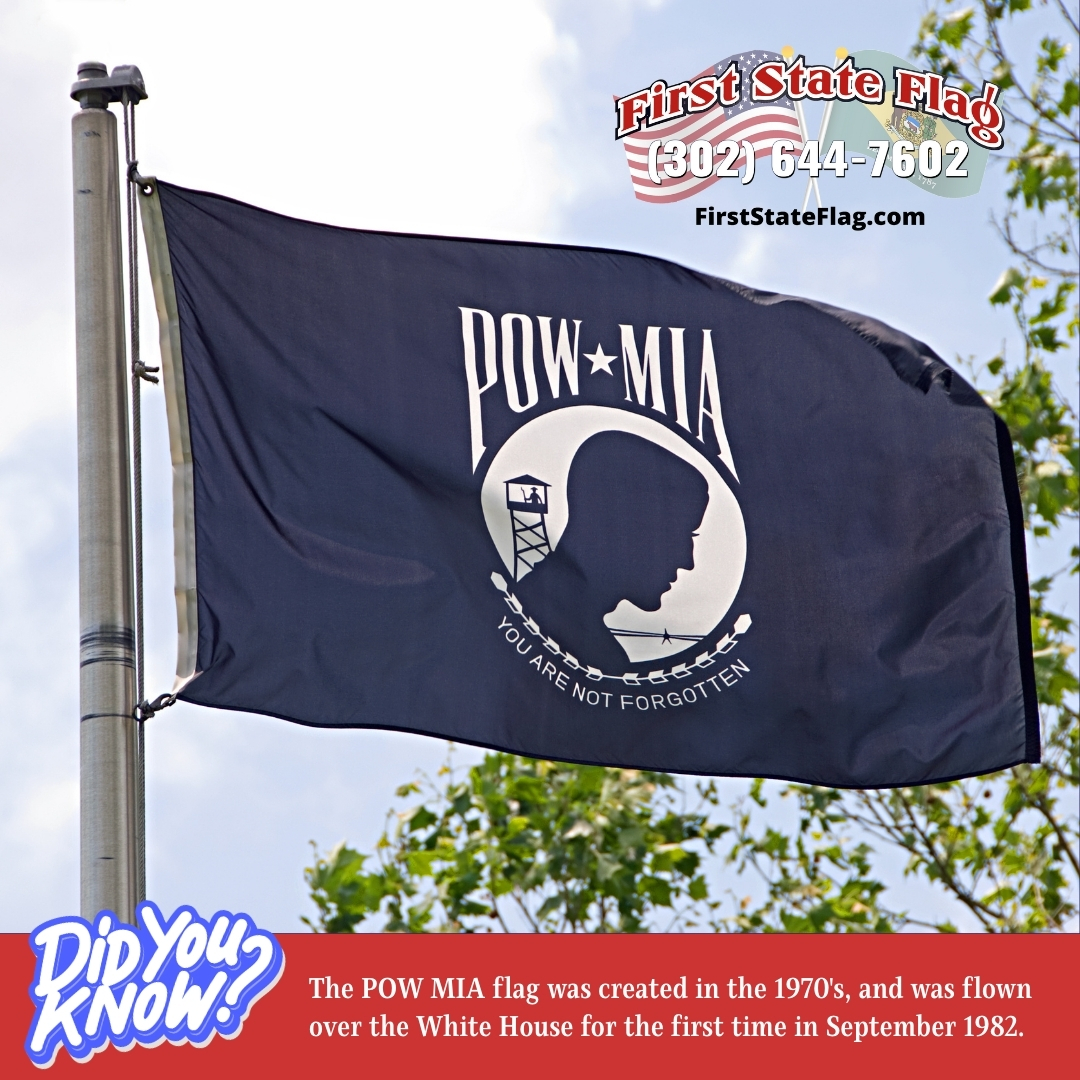 Did you know? The POW/MIA flag was... - First State Flag | Facebook