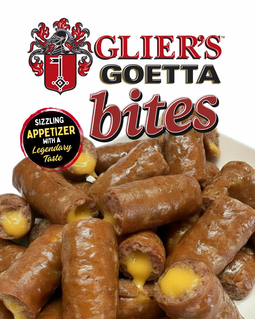 Crispy outside. Cheesy inside. Loaded with legendary Glier's
