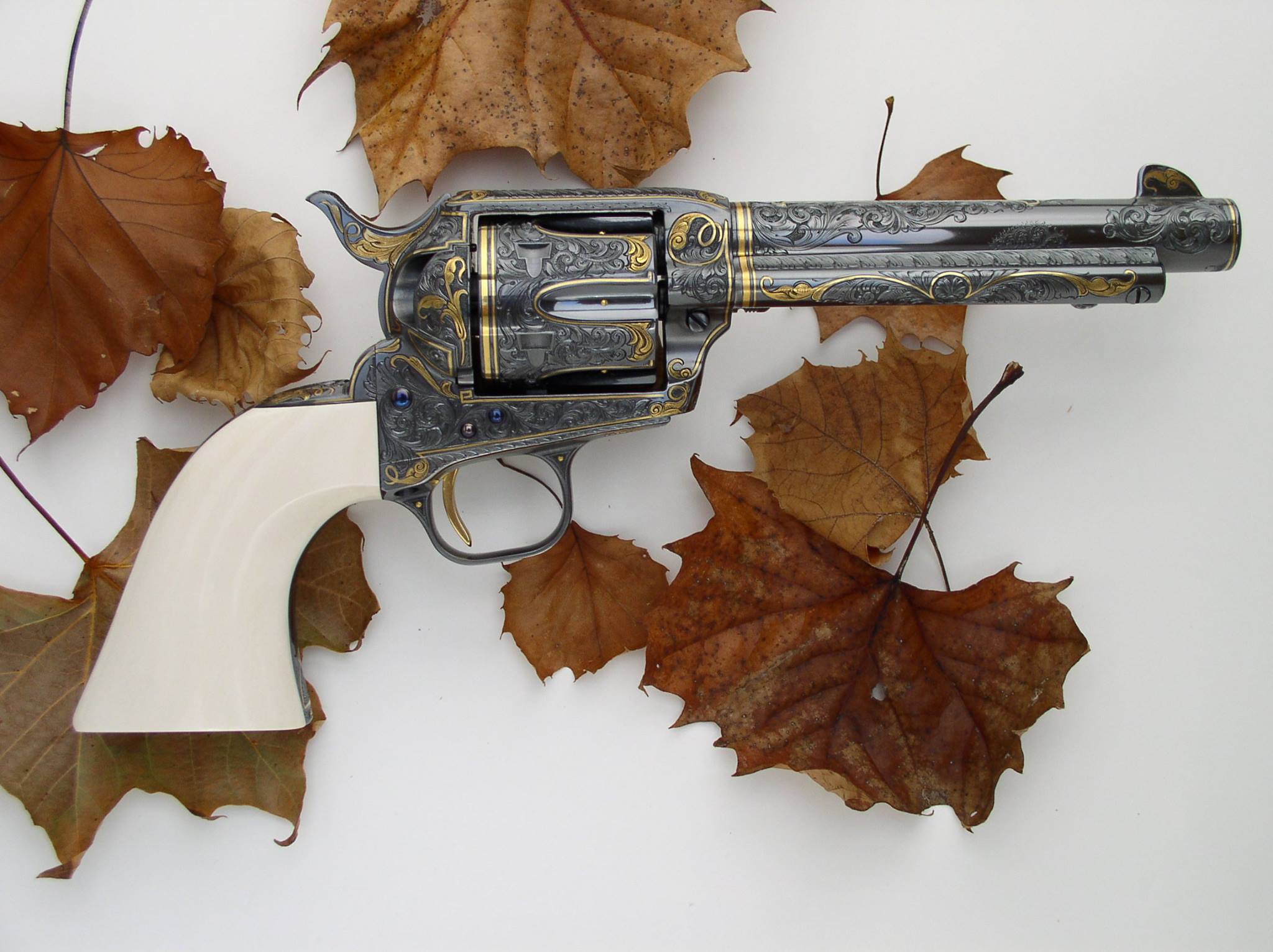 Another beautifully engraved Colt... - The Texas Rangers