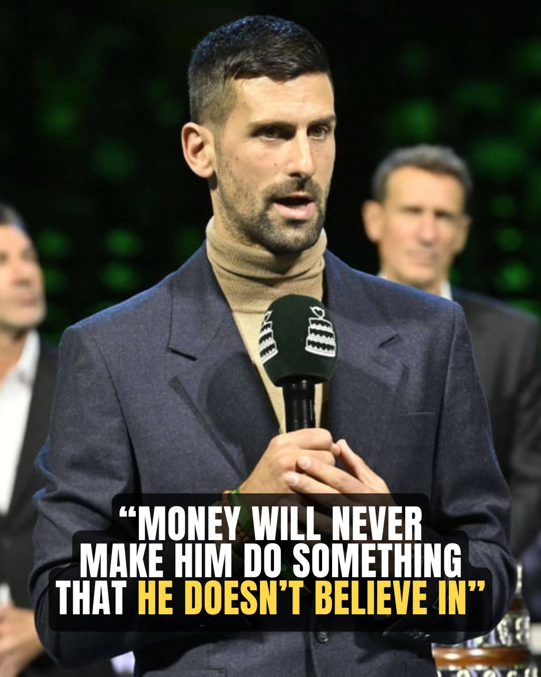 Patrick - Novak’s view on money tells you everything about who he is. 💰 ...