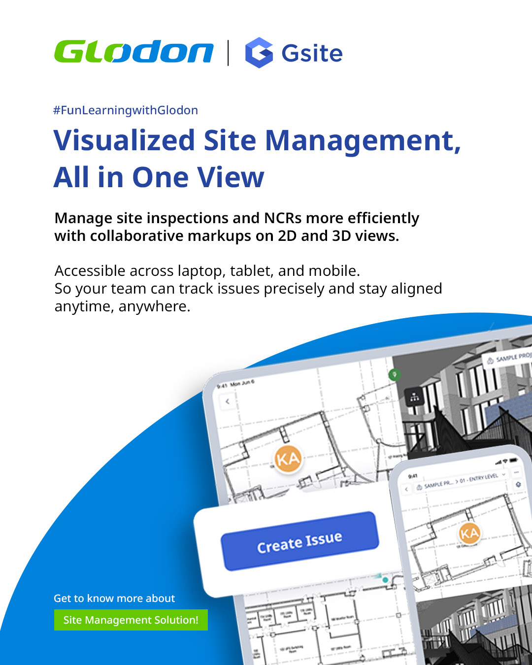 Glodon - Visualize your site. Control every detail. Dengan Glodon Gsite ...