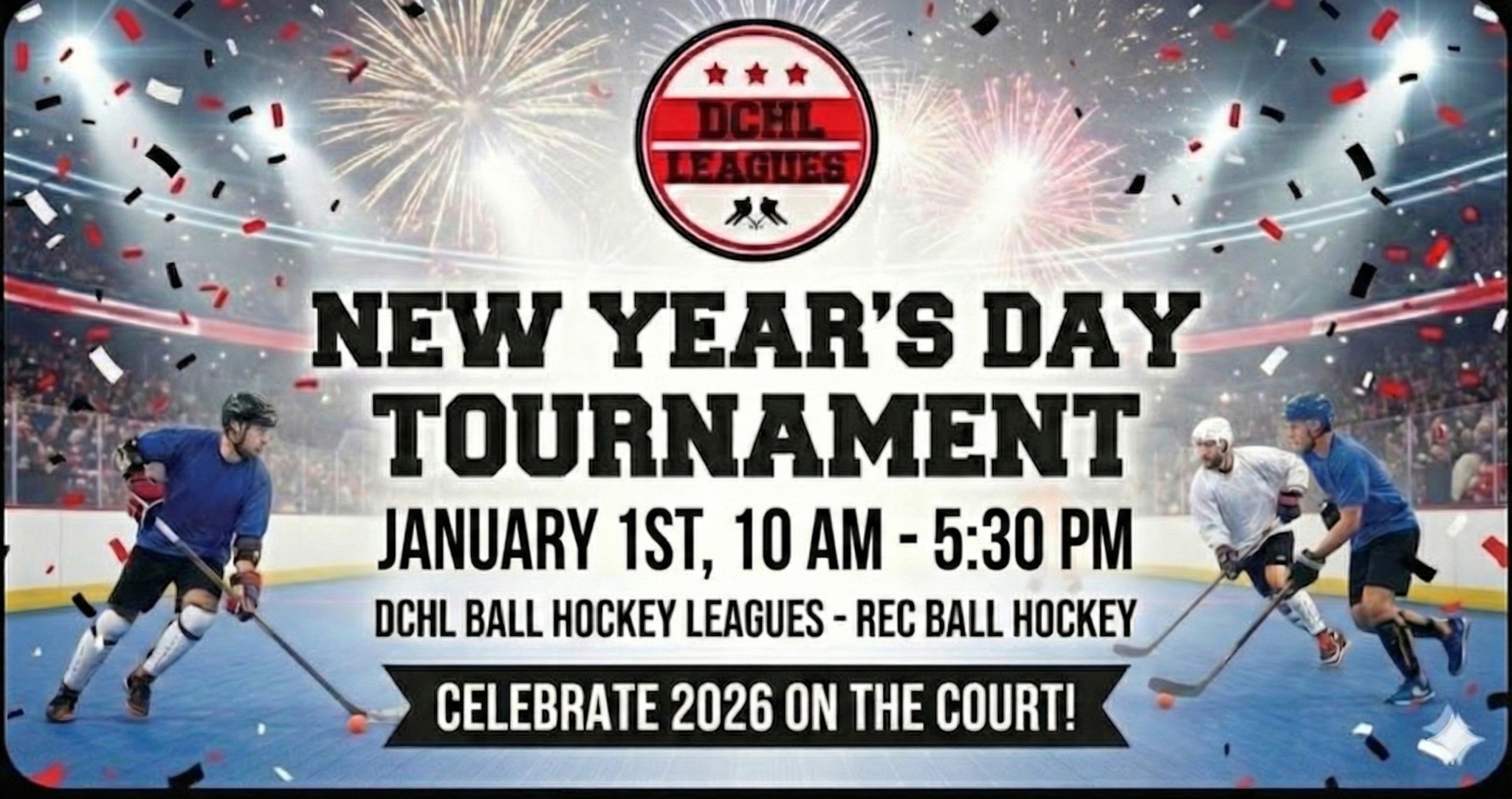 DCHL Leagues - KICK OFF 2026 ON THE RINK! 🎆🏒 The New... | Facebook