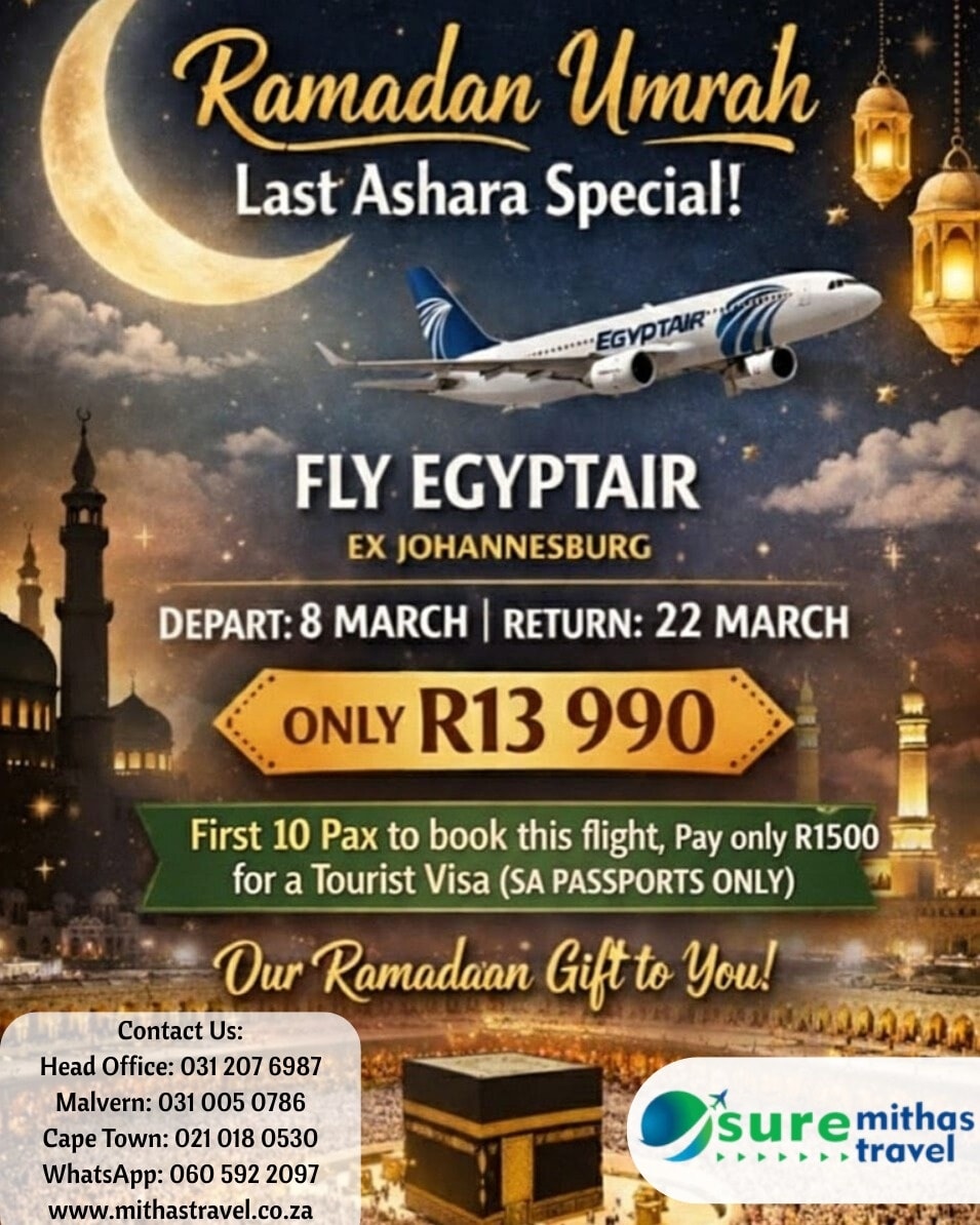 🕋 SHAWWAAL UMRAH 2026 Fly Qatar... - Sure Mithas Travel | Facebook