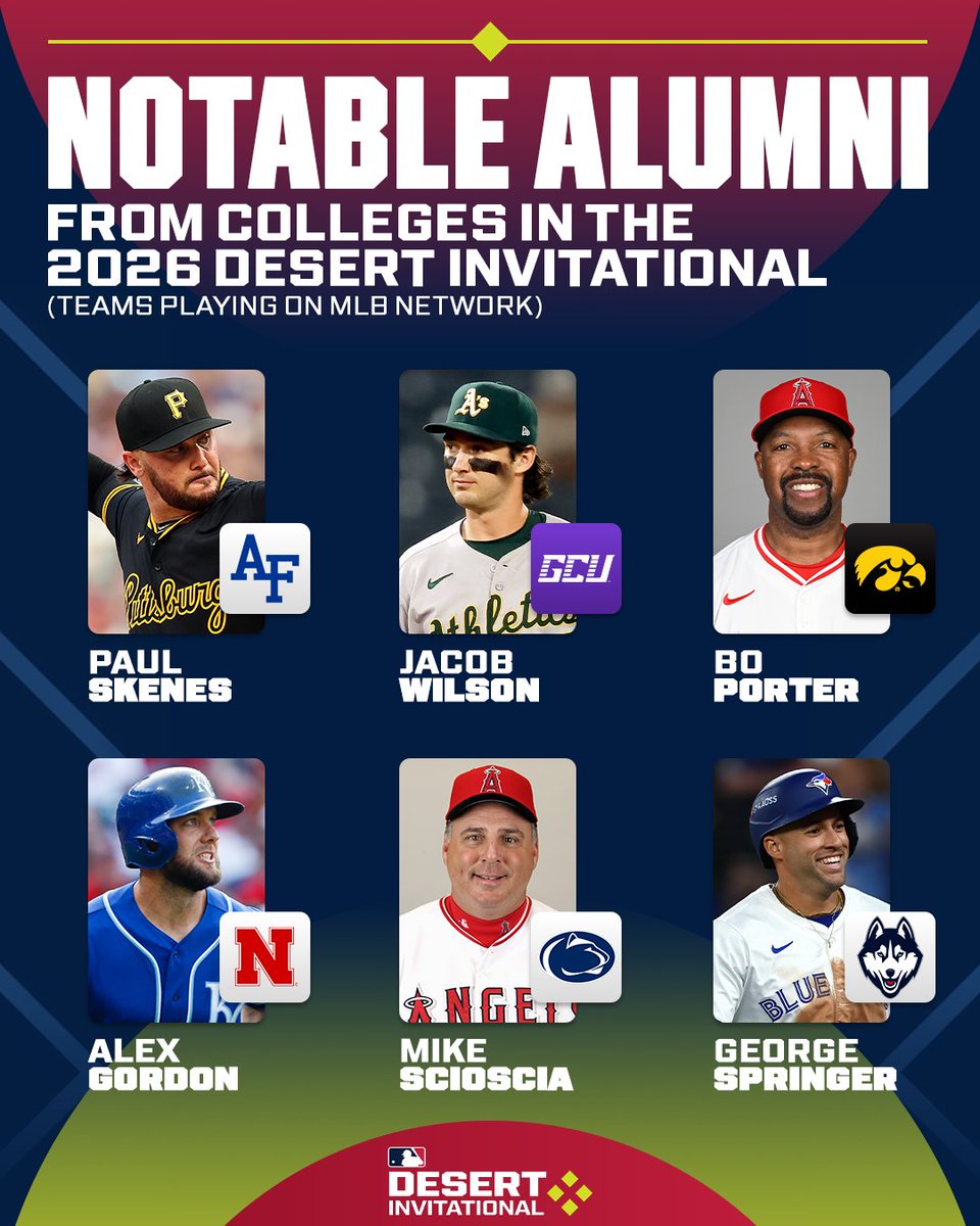 MLB - Catch these teams on MLB Network this weekend for the 2026 Desert ...
