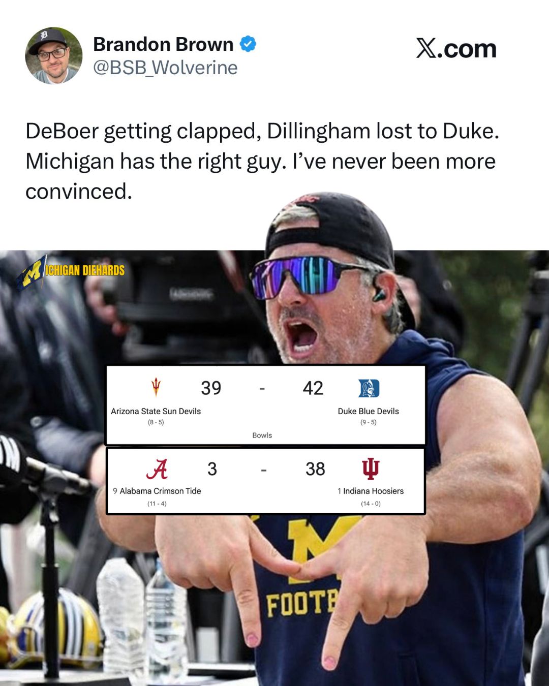 Absolutely. Meanwhile, Utah trounced... - Michigan Diehards | Facebook