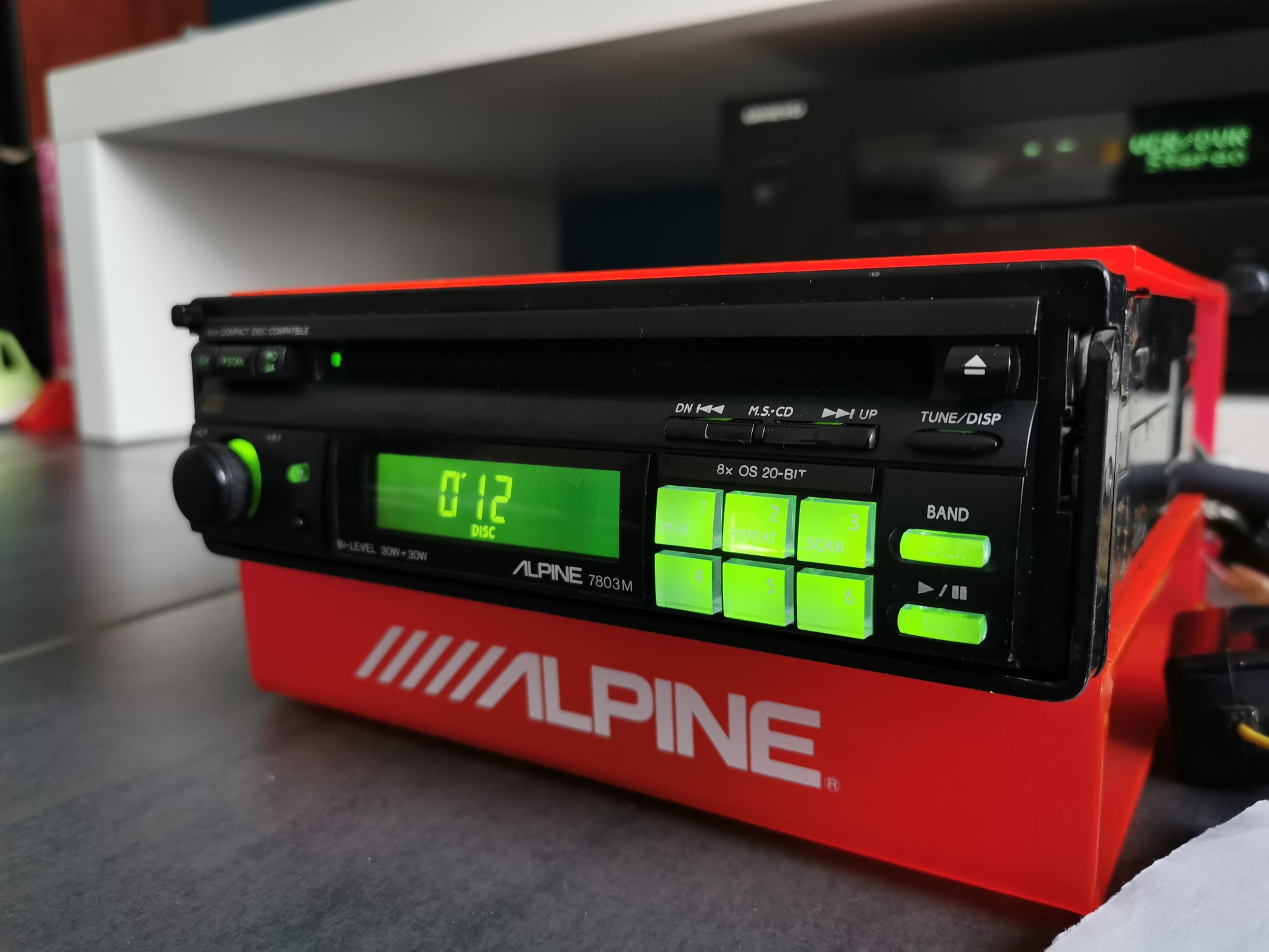 Restored Alpine MRD-M1000 amplifier