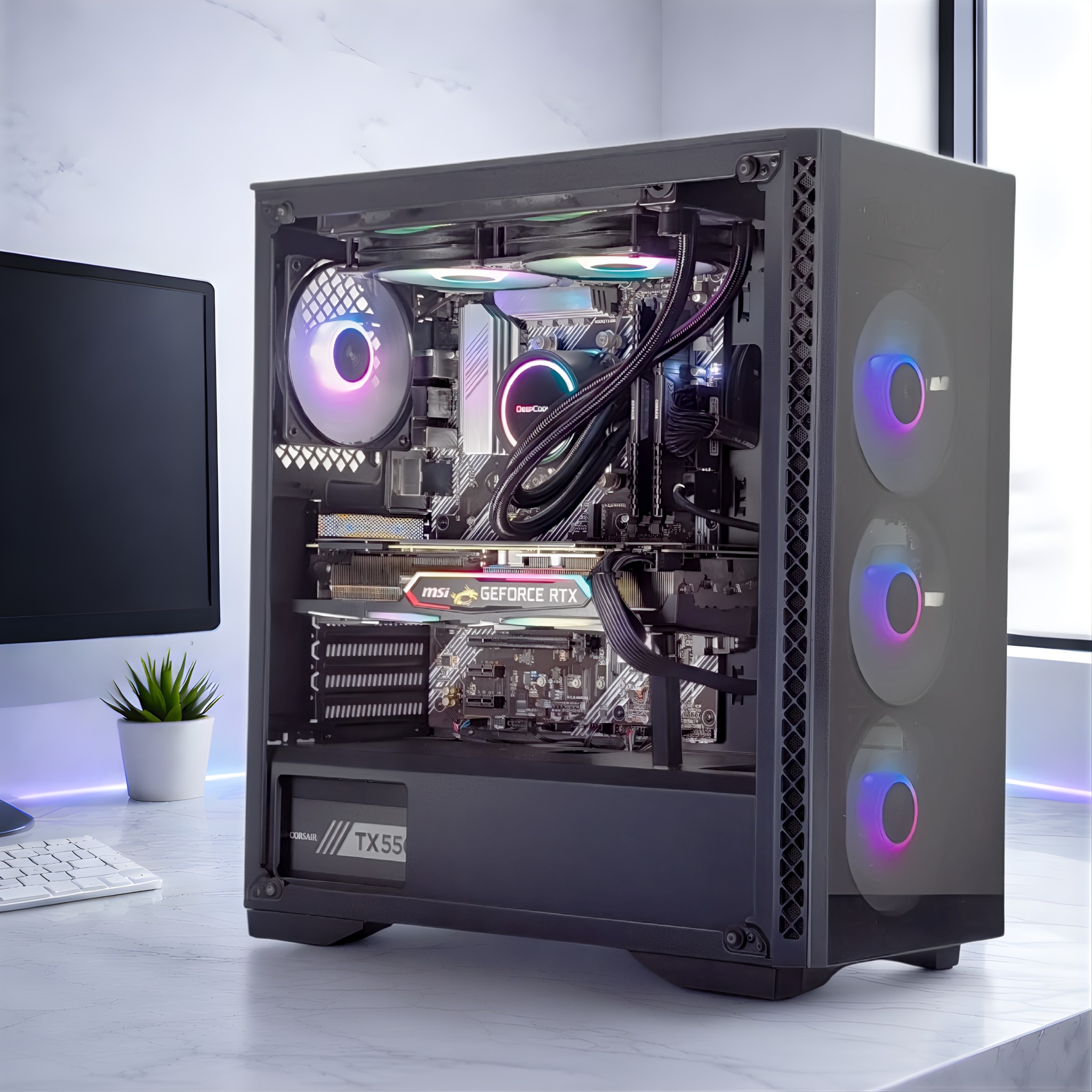 🔥PC Gaming RTX 2080 Super, R7 5700X, 16GB DDR4, 2TB HDD - Computer ...