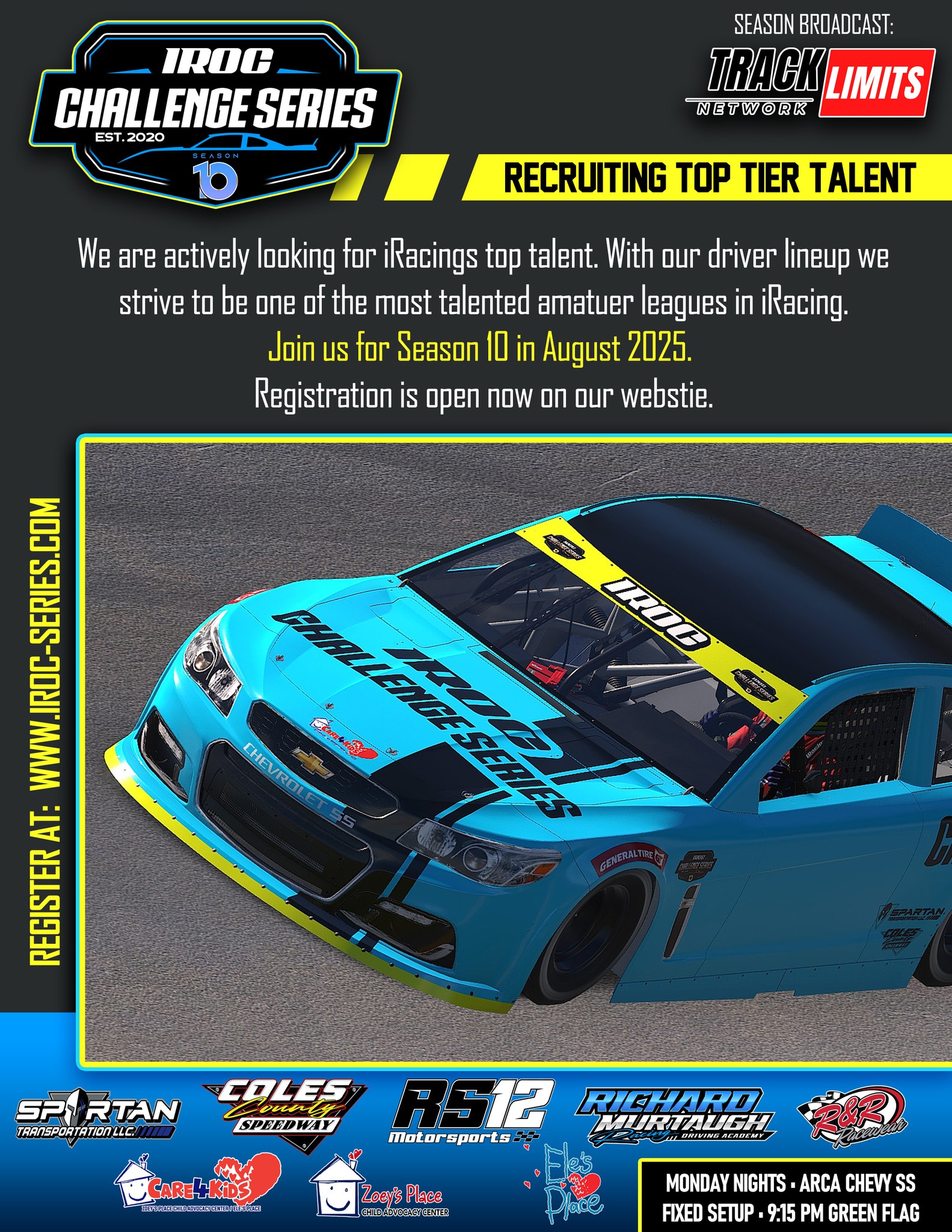 IROC Series - 🚨🚨🚨 SEASON 10 REGISTRATION NOW OPEN 🚨🚨🚨... | Facebook