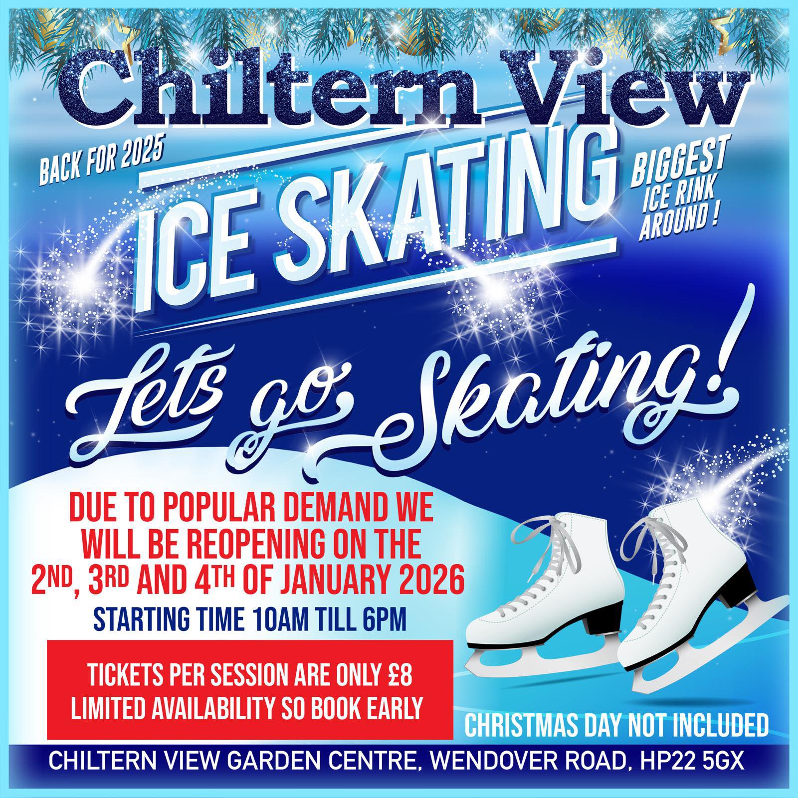 Chiltern - Don’t forget we are now open until 4th January! Tickets are ...