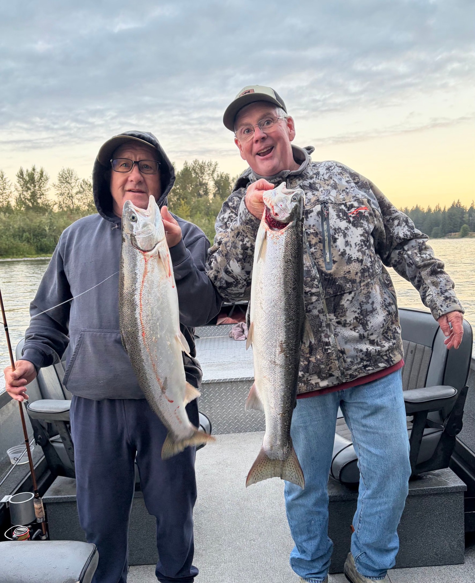 Pautzke - How bout this pair of salmon caught on Lake Ontario with