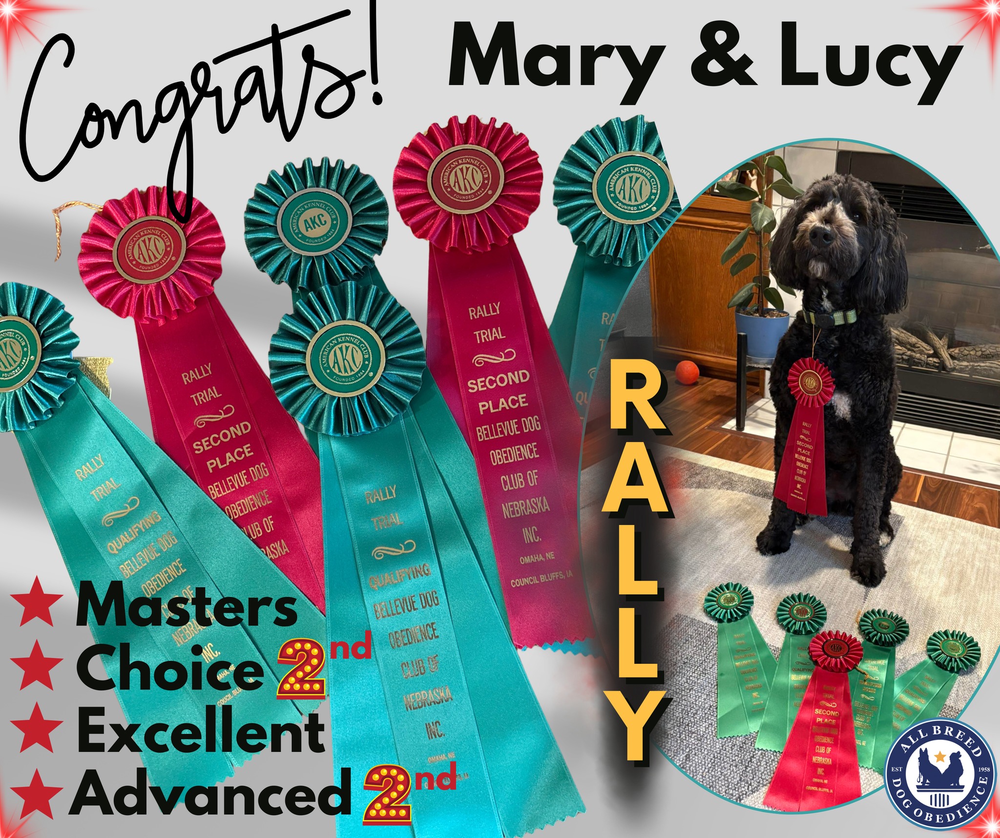 All - ⭐Rally for the Win⭐ Congratulations to Mary and Lucy on a ...