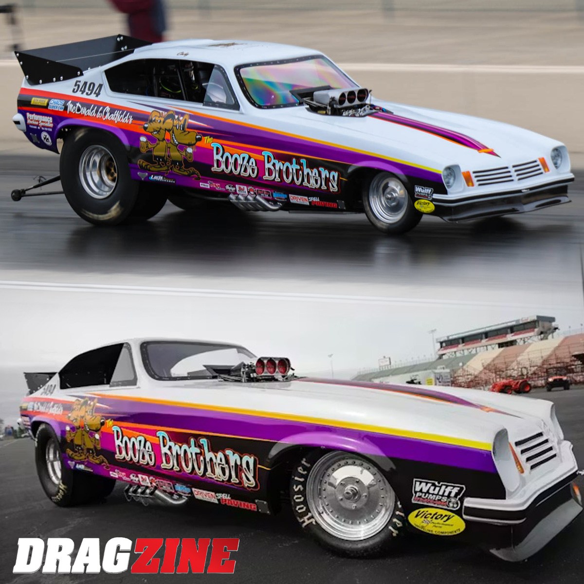 Dragzine.com - This Kawasaki ZX9R-powered mini slingshot dragster