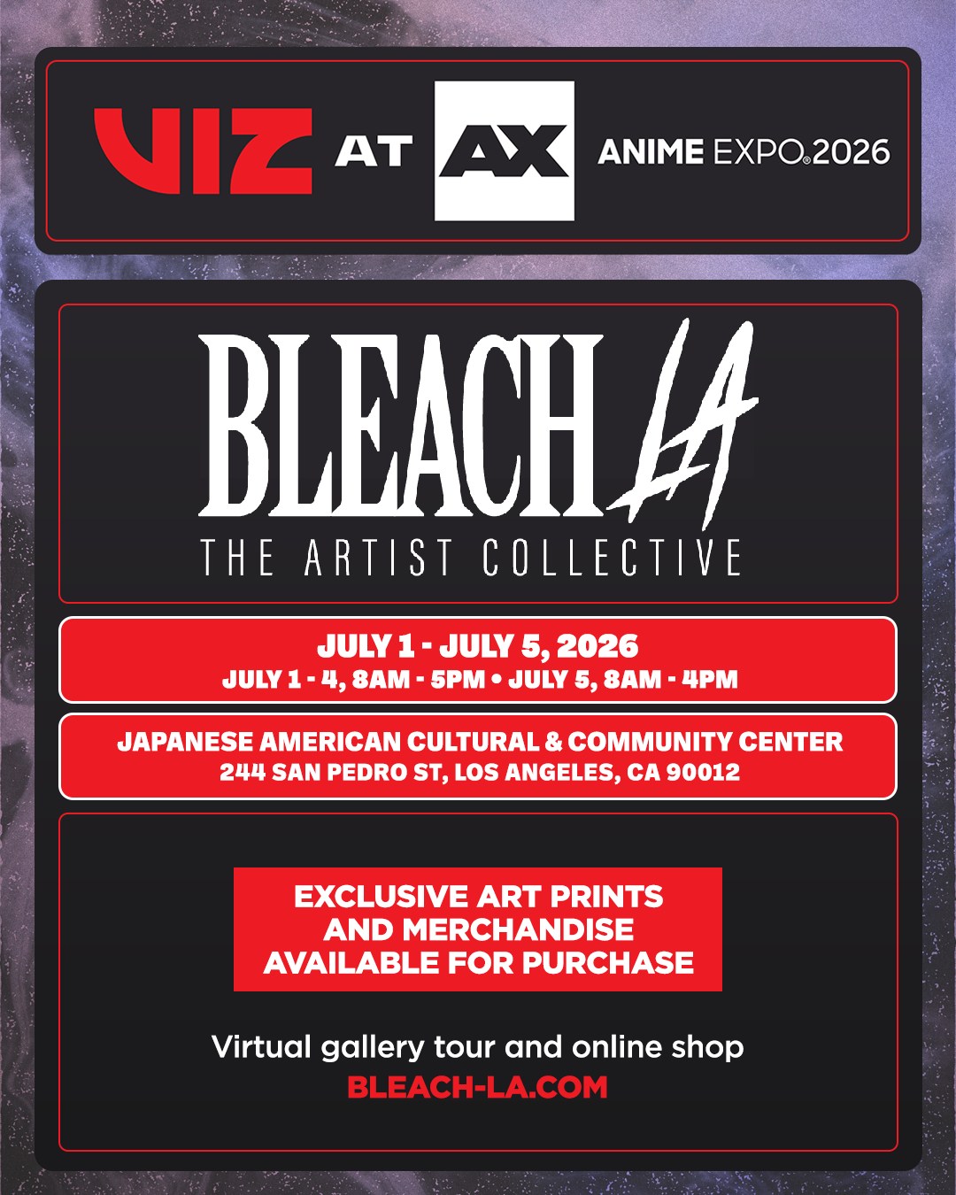 Celebrate BLEACH with 20+ artists and exclusive collectibles July