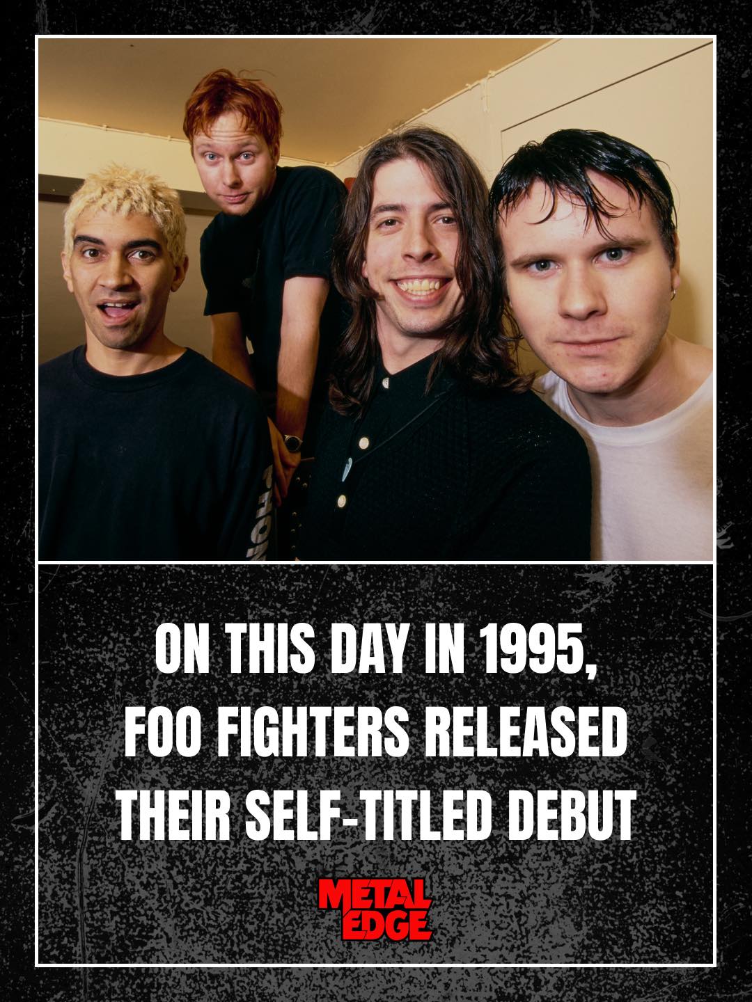 On this day in 1995, #FooFighters released their debut self-titled
