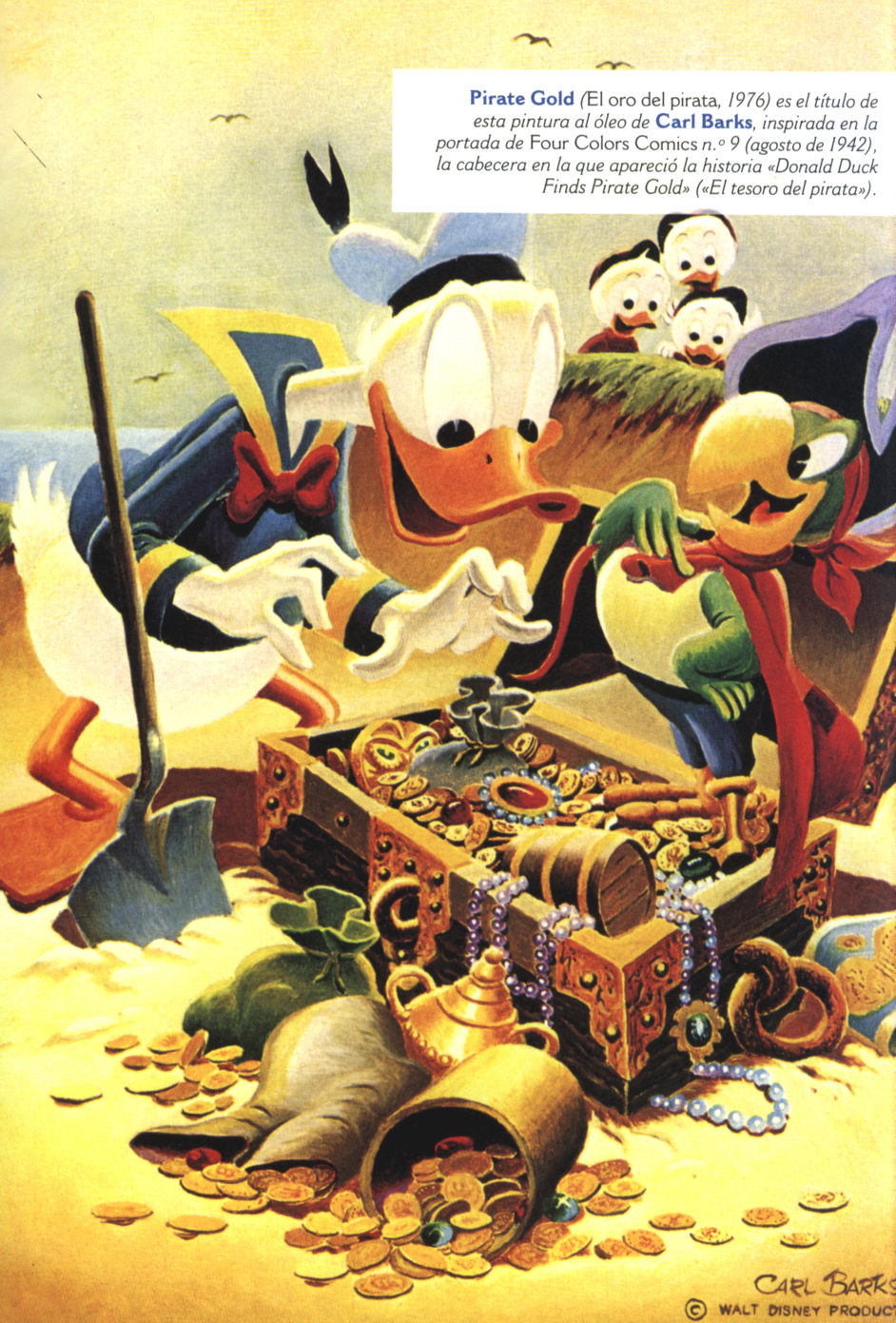 Historietas - «Donald Duck Finds Pirate Gold» — La primera historieta ...