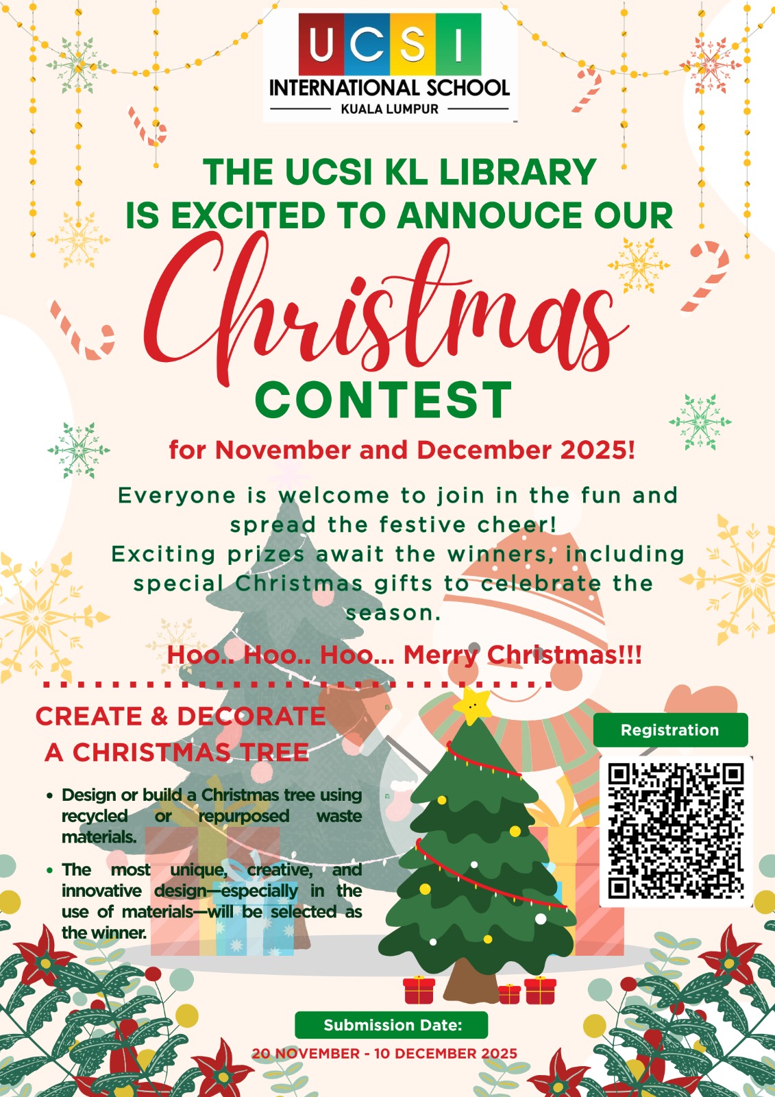 UCSI - 🎅🎄 Christmas is coming to the UIS KL Library! 🎁 We’re excited to ...