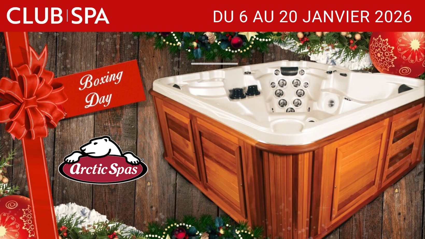 Club Spa - 🚨Du 6 - 20 JANVIER 2026 -BOXING DAY SPA 🚨 💦... | Facebook