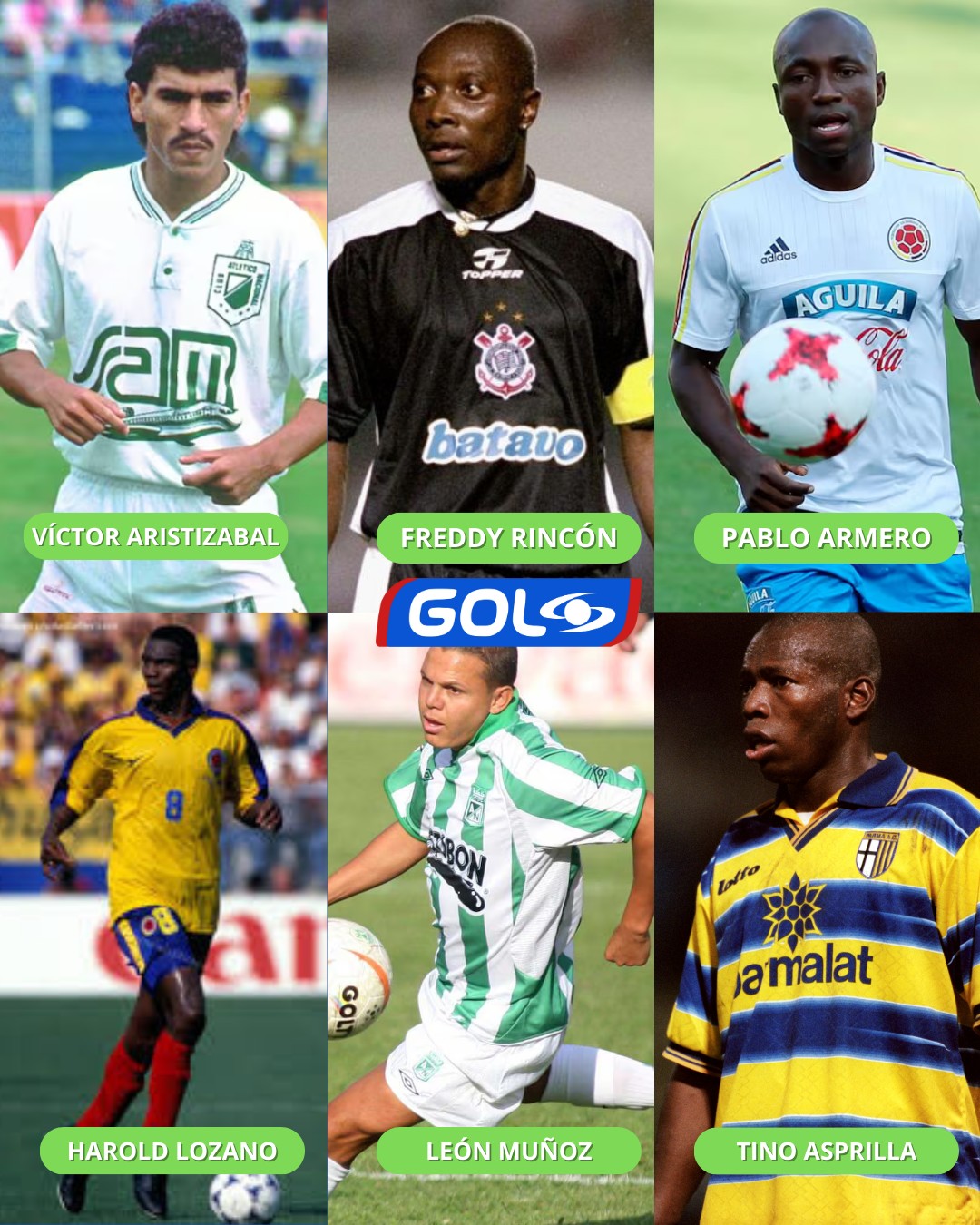 Gol - ¡¿QUIÉN ES EL IMPOSTOR? 🕵️‍♂️🟢⚽ Tras la llegada de Jhon Arias a ...