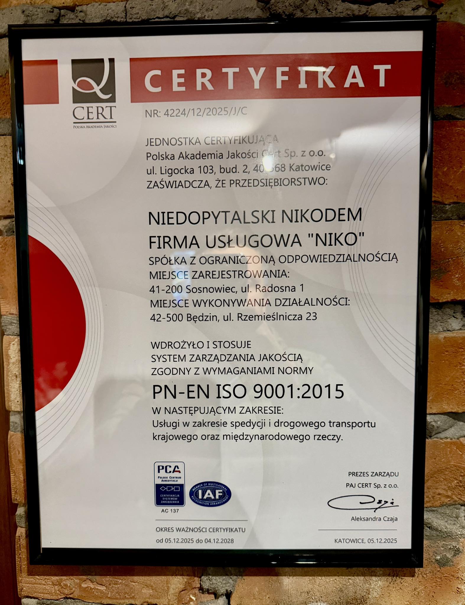 Niko-TRANSPORT - Niko-TRANSPORT added a new photo.
