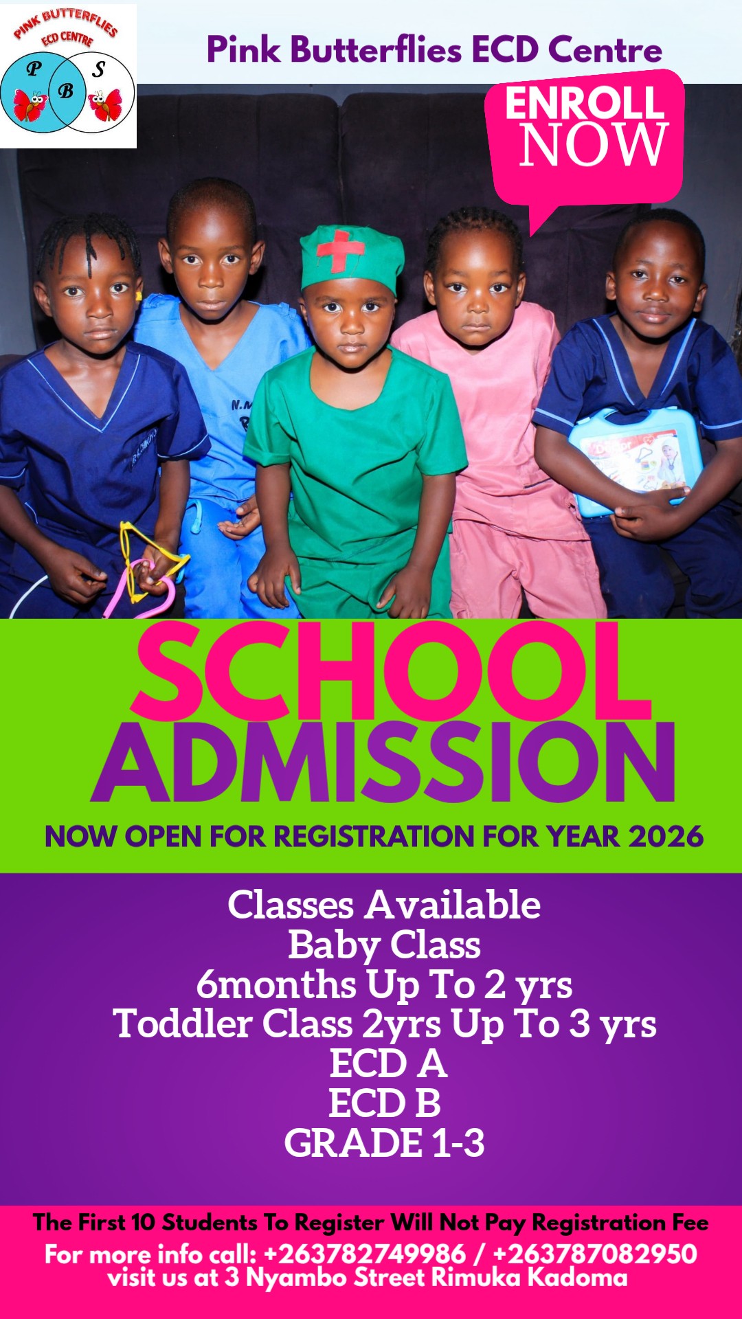 Pink - 2026 Enrollment Is Open Come And Register Your Child With Us ...