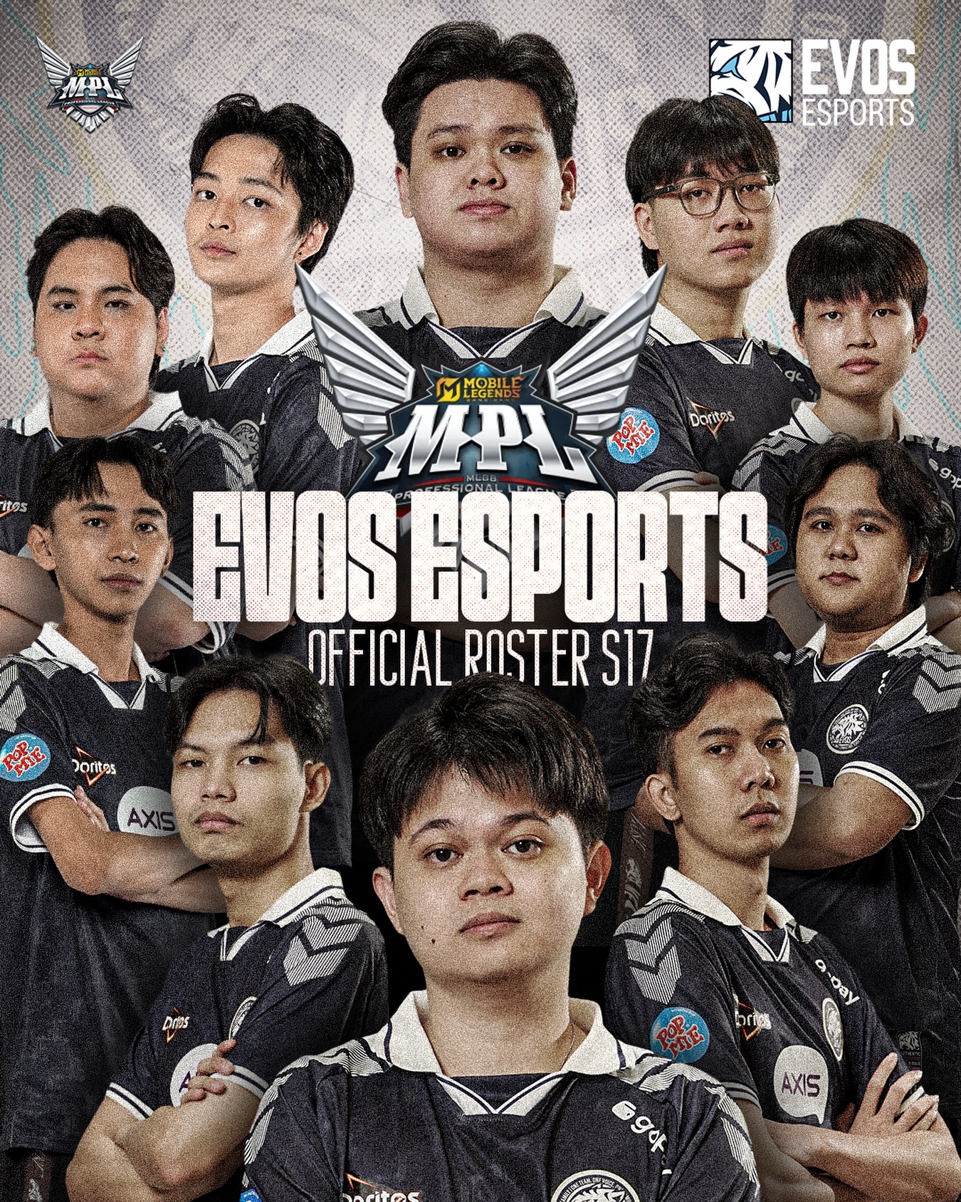 EVOS - EVOS READY TO ROAR‼️ Inilah FULL ROSTER EVOS MPL S17 yang siap ...