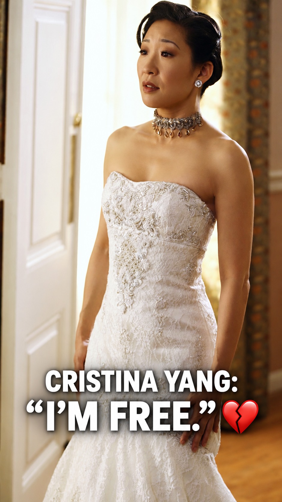 cristina wedding dress grey's anatomy Yang's powerful line: 