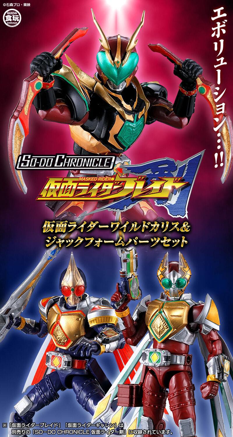 SO-DO CHRONICLE Kamen Rider Wild Chalice & Jack Form Parts Set จาก