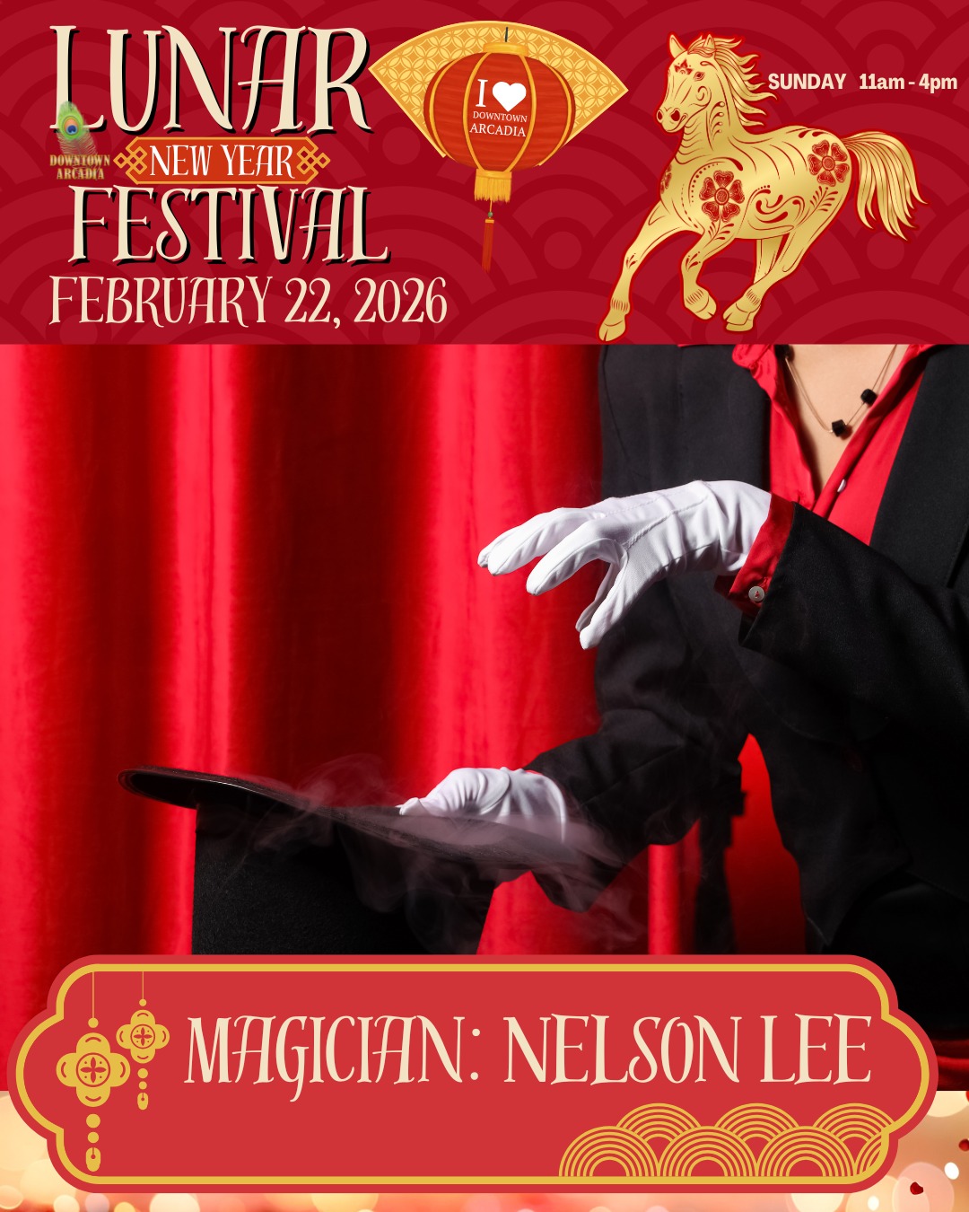 Bring the family to the Downtown Arcadia Lunar New Year Festival