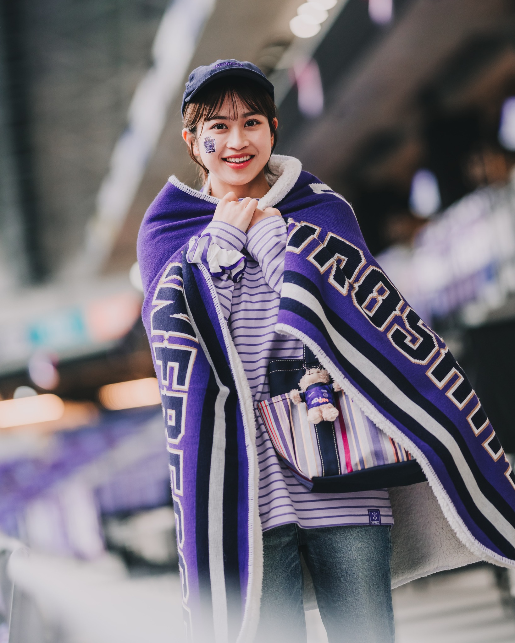 𝐕𝐈𝐎𝐋𝐄𝐓 𝐒𝐓𝐘𝐋𝐄💜✨ スタジアムでも日常でも、可愛く。 新