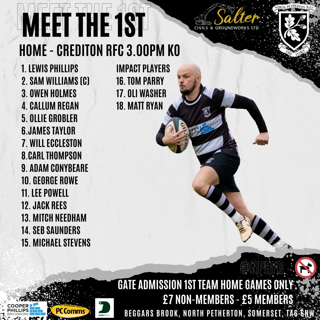 North - 🏉 1st Team Match Day 🏉 Our 1st Team are back at home this ...