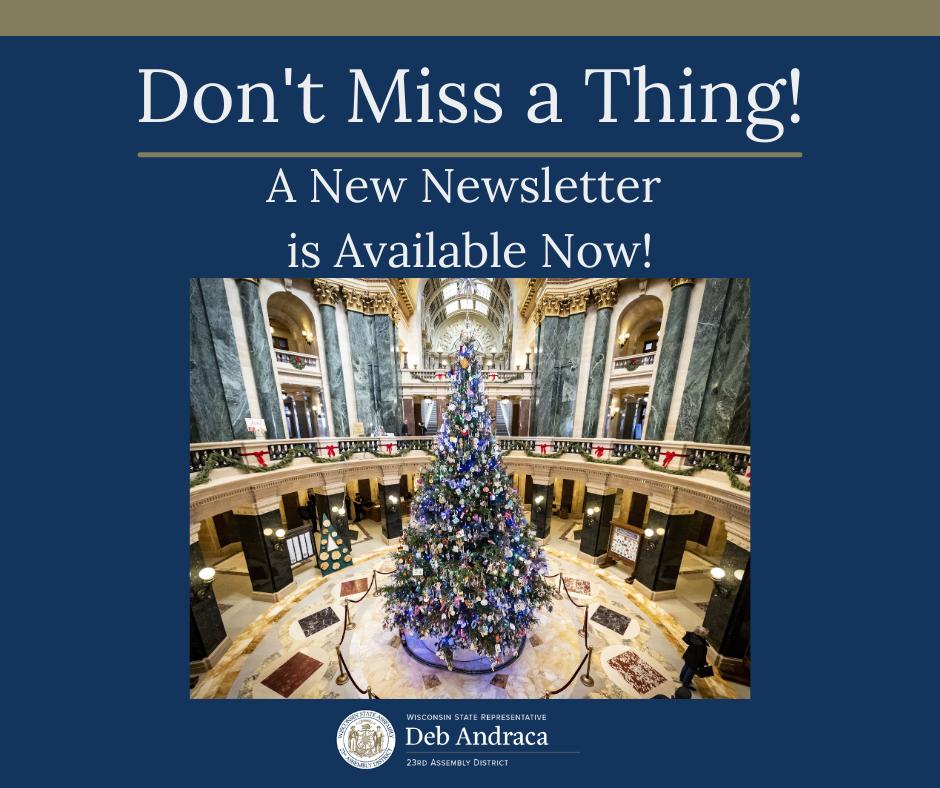 Our latest newsletter... - State Representative Deb Andraca | Facebook