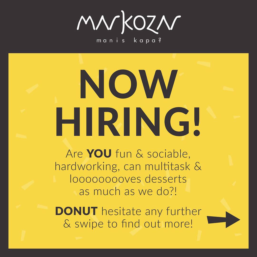 Markozar - Yes! We are hiring! Interested parties dm and... | Facebook
