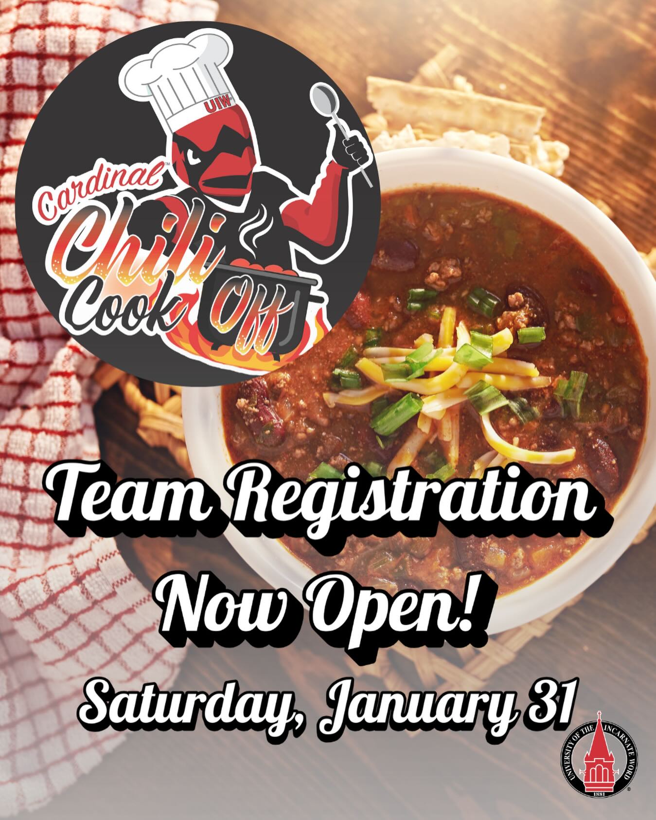 University - 🔥 Calling all Cardinal Chili Chefs! 🔥 We’re excited to ...