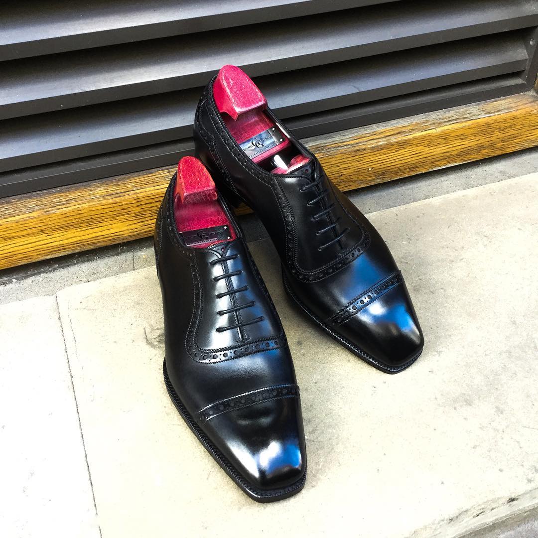 Gaziano - The business Saint James II. Black calf on the Tg73 last