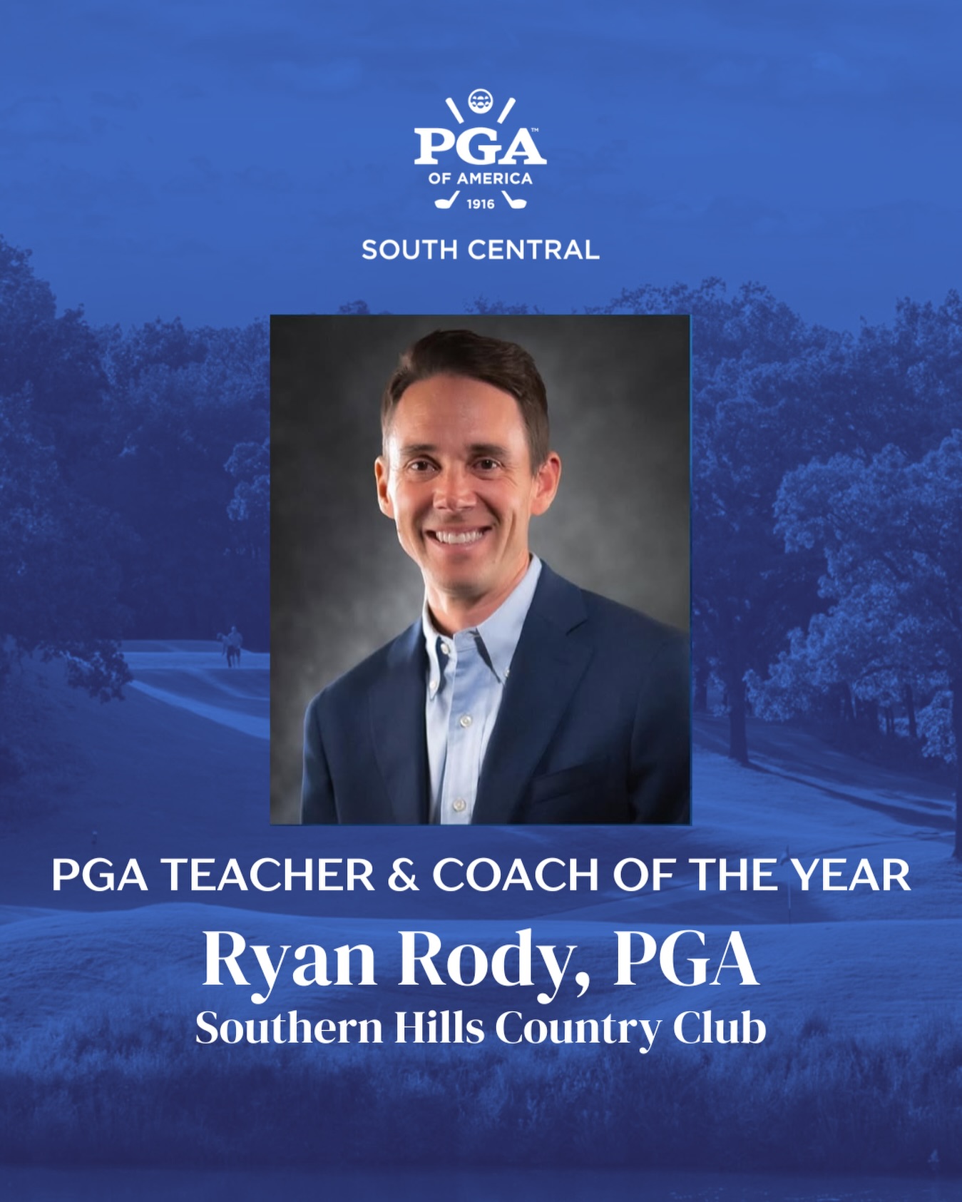 South - Congratulations to Ryan Rody, PGA on his selection as Teacher ...