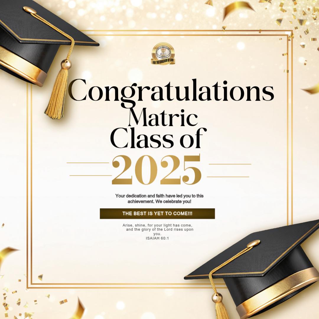 Arise - Congratulations to the Matric Class of 2025 Your hard work ...