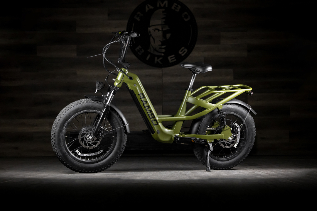 rambo electric bicycle Fat Tire All Terrain E-Bike CARBON R1000XPS E-bikes for All  Bikes For All The Rambo Savage is the perfect electric bike for someone who is looking to get into the ebike world Kid's 20" Trailbreaker - Demo