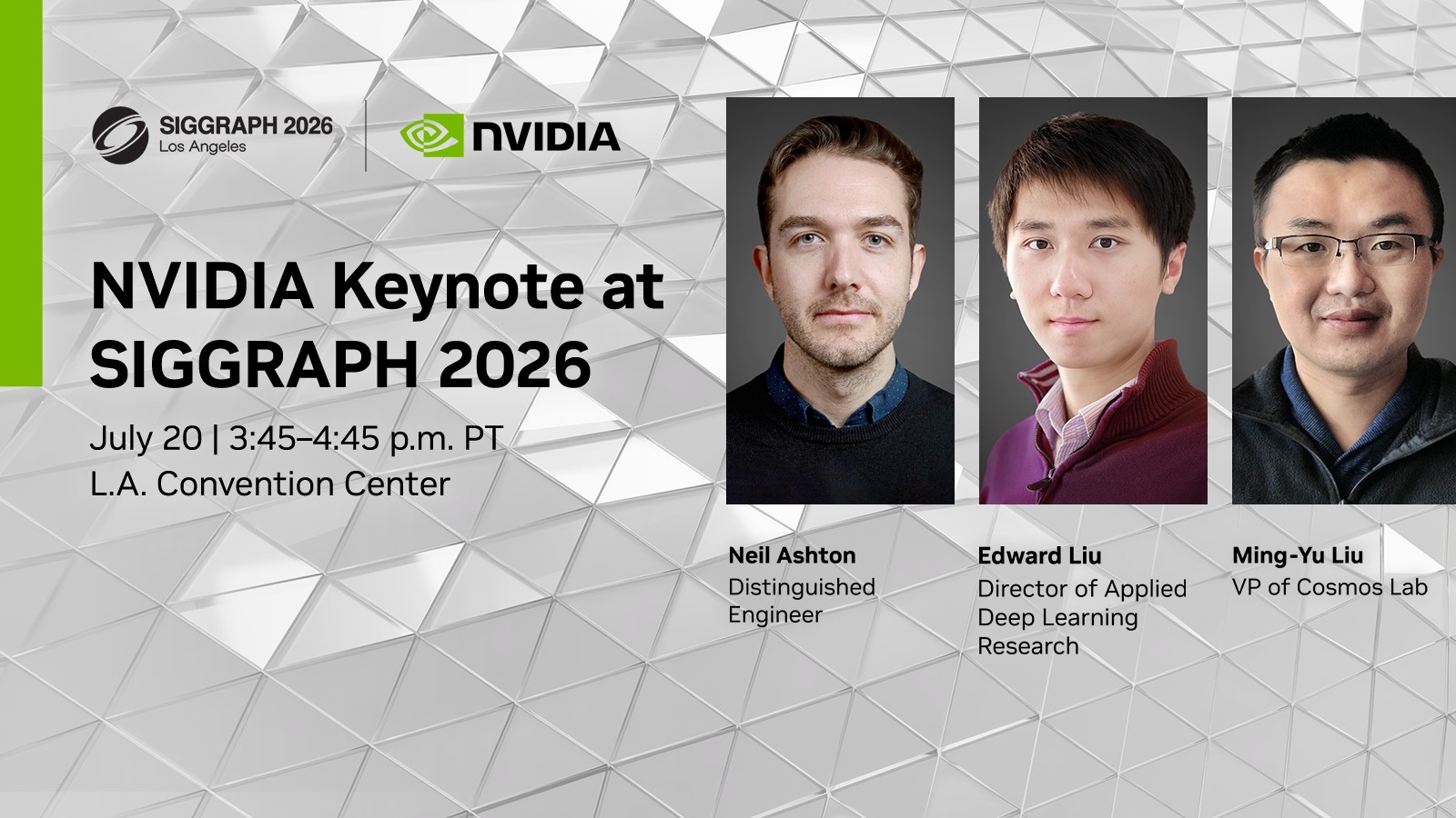 ryan tang vice president klow The future of computer graphics is here, and it's built by AI. ✨ Don't miss the NVIDIA Research Keynote at SIGGRAPH 2026 for live demos and research examples showcasing breakthrough neural rendering HealthAid L-Glutathione 500 mg hyaluronic serum CHOOSE OPTION:One Bottle - (30 capsules)