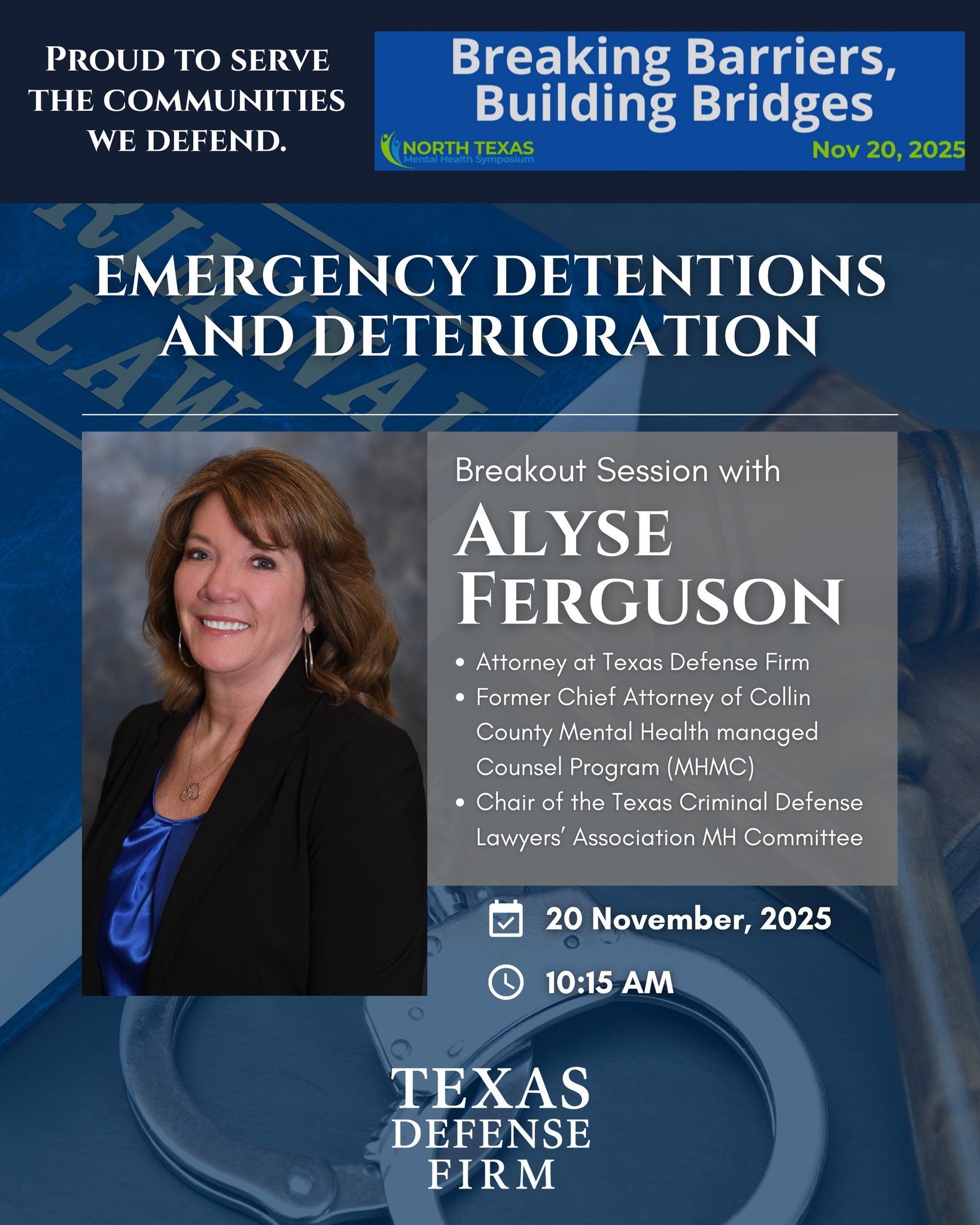 Rosenthal - We’re proud to serve the communities we defend. Texas ...