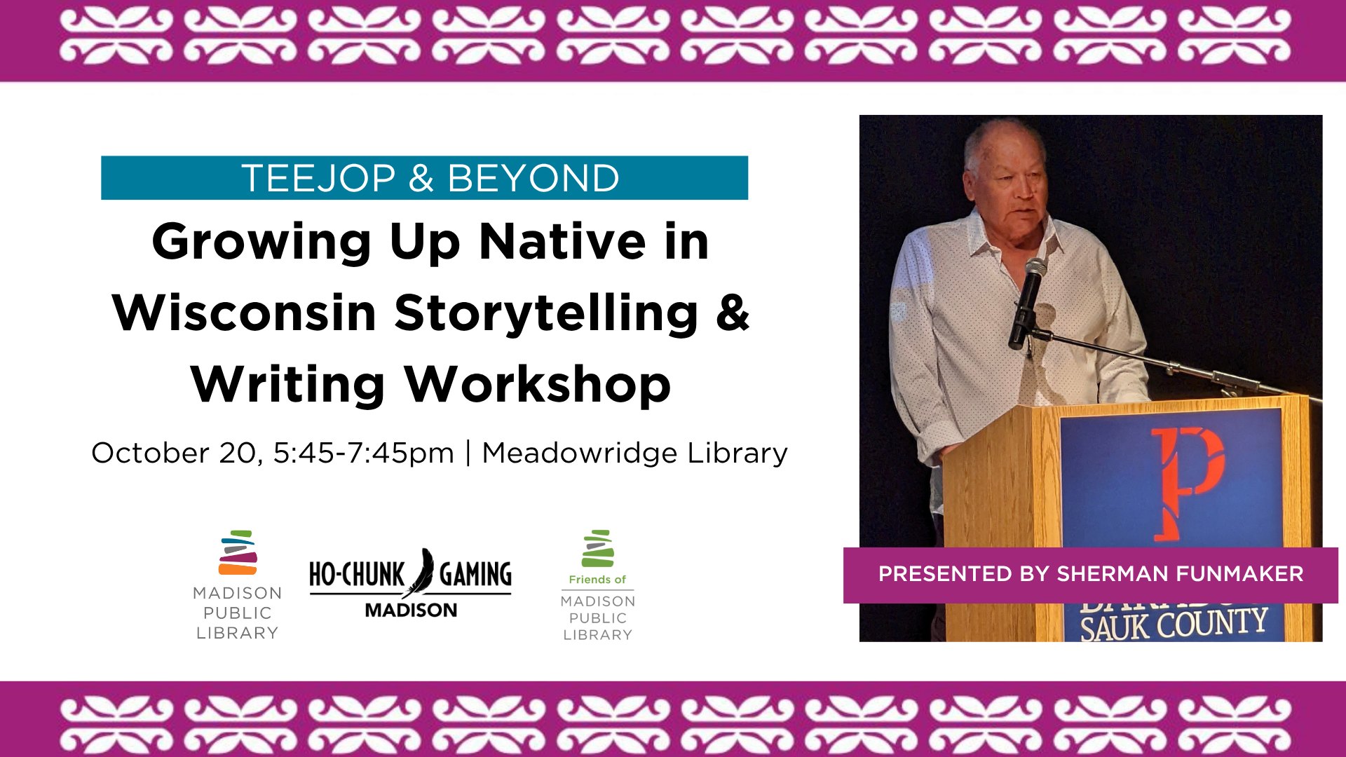 Teejop & Beyond: Growing Up Native in Wisconsin - Storytelling ...