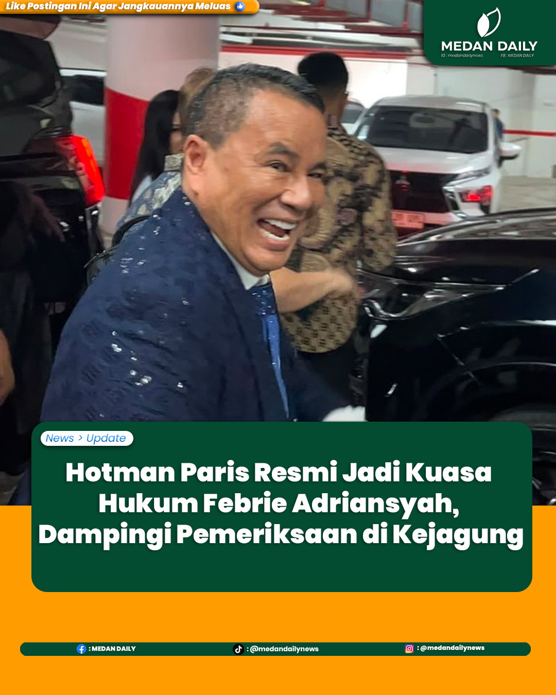 Hotman Paris Hutapea Menjadi Kuasa Hukum Febrie Adriansyah: Apa yang Terjadi Selanjutnya?
