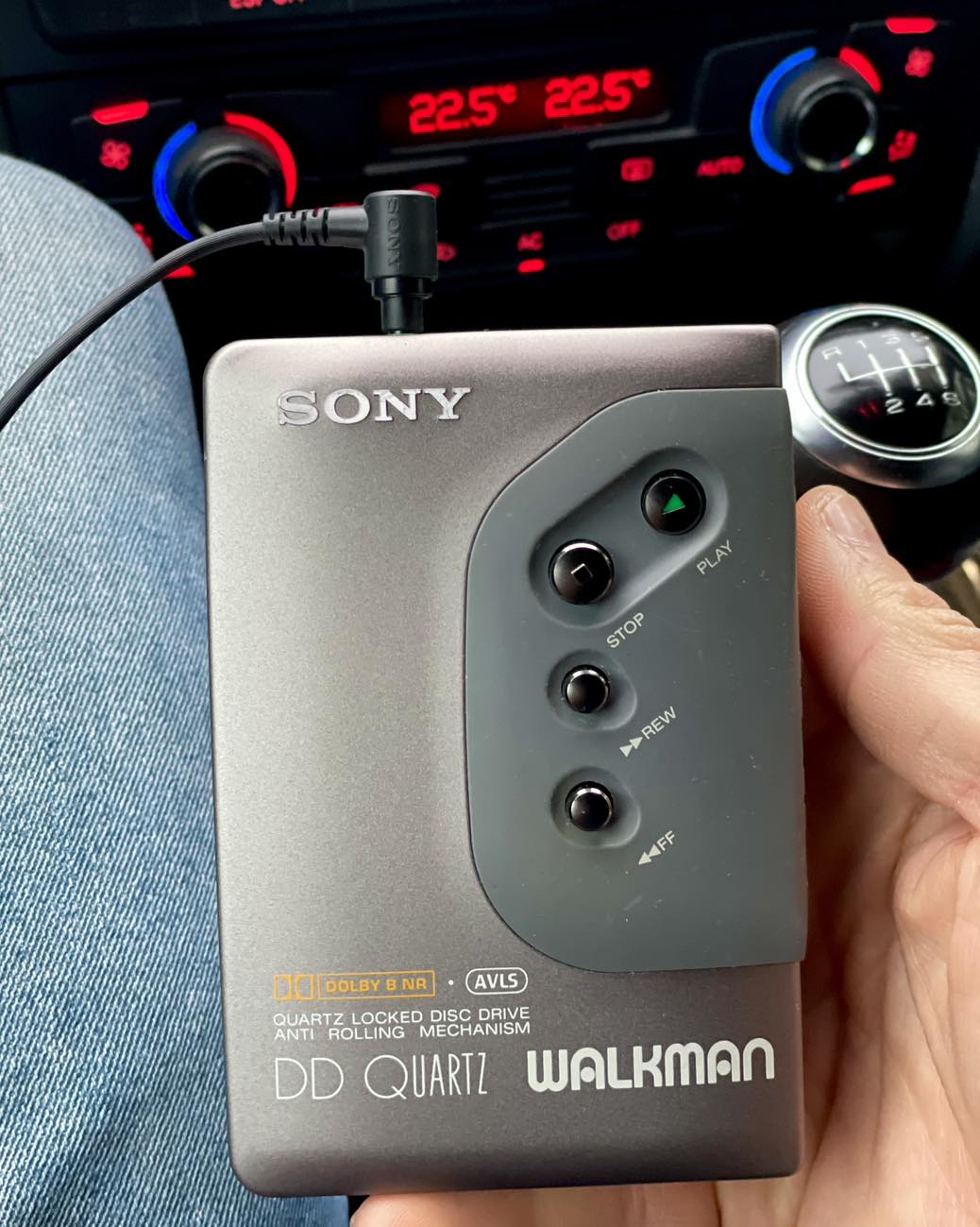 Vintage Sony Sports Walkman WM-75 from 1985