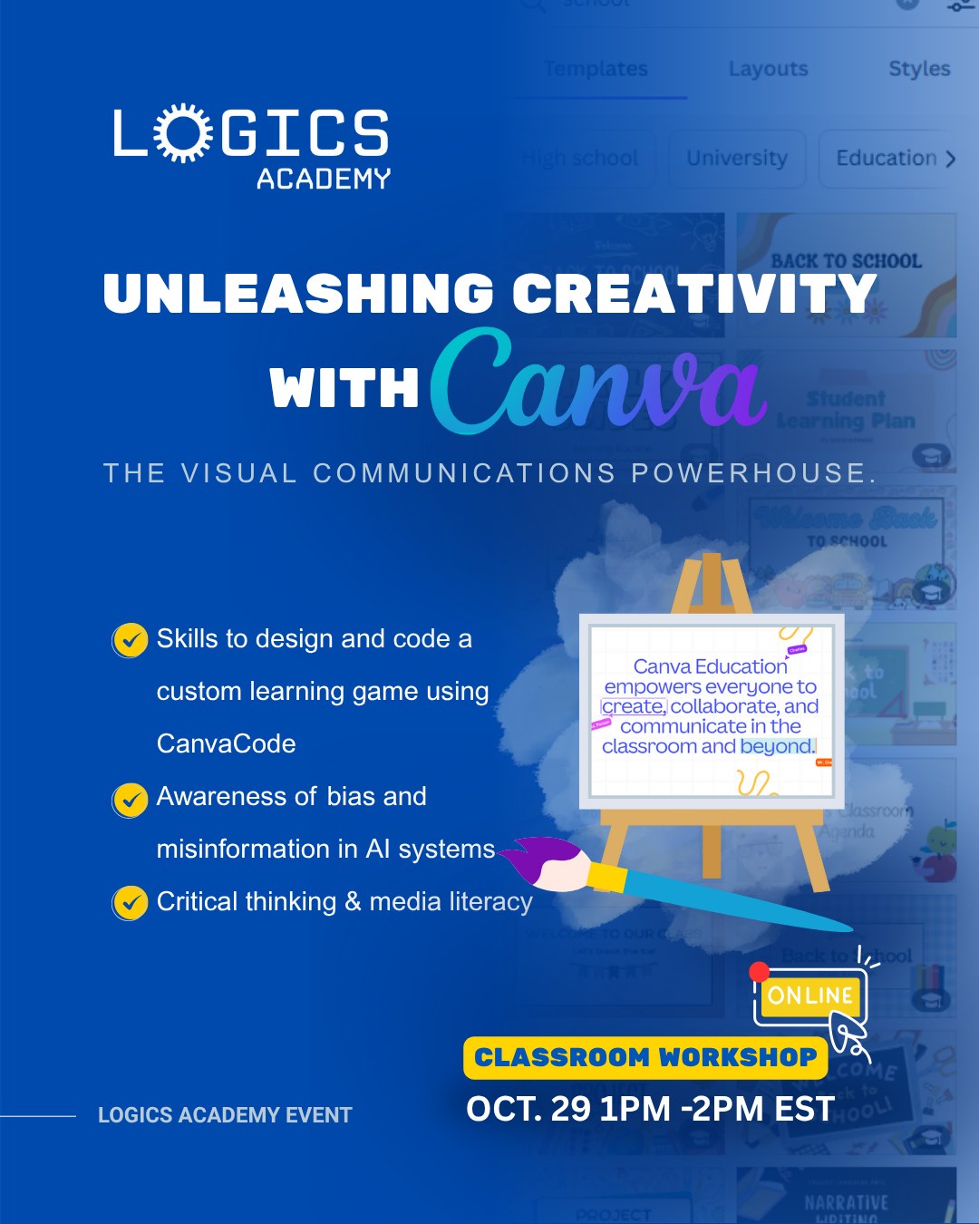 Logics Academy - 🎓 Create, Code & Stay Smart: A Student... | Facebook