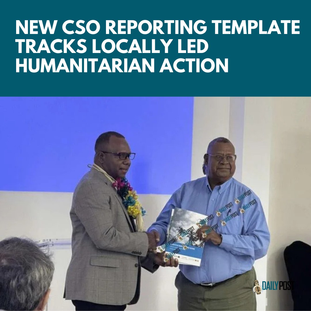 The CSO Reporting Template and... - Vanuatu Daily Post | Facebook