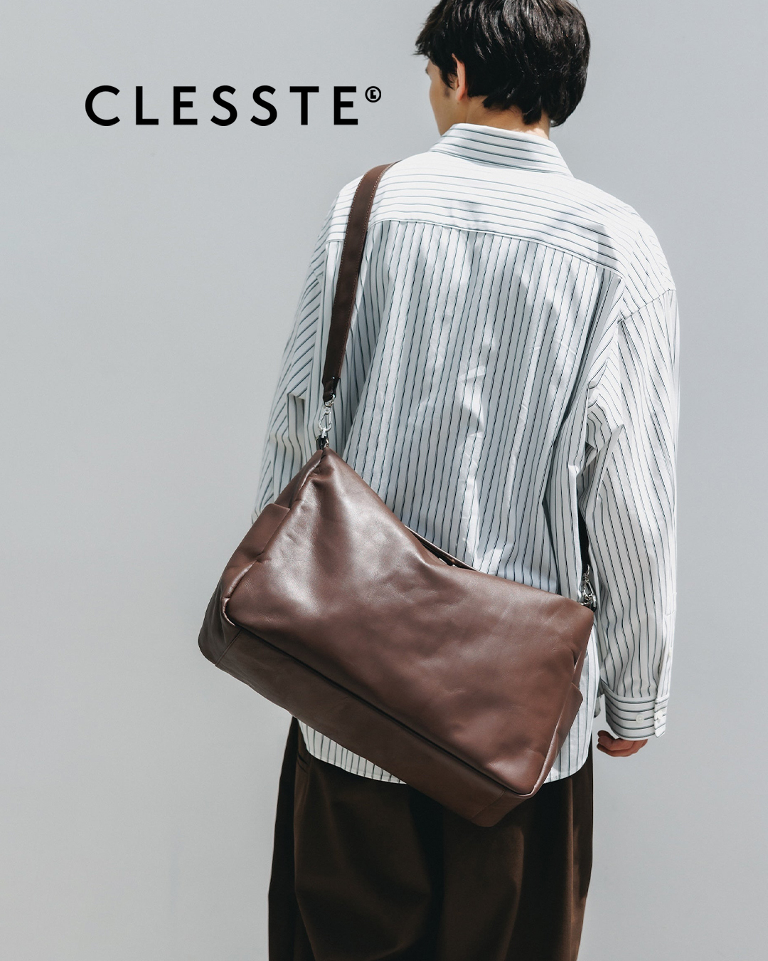 _ 【 日本代購】【 預購】 【 CLESSTE 】 ➤ LEATHER DAYOFF BAG LARGE