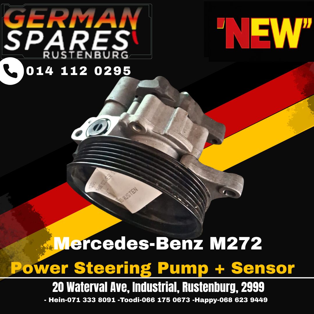 Mercedes-Benz M272 Power Steering Pump with Sensor 🔥 High-quality