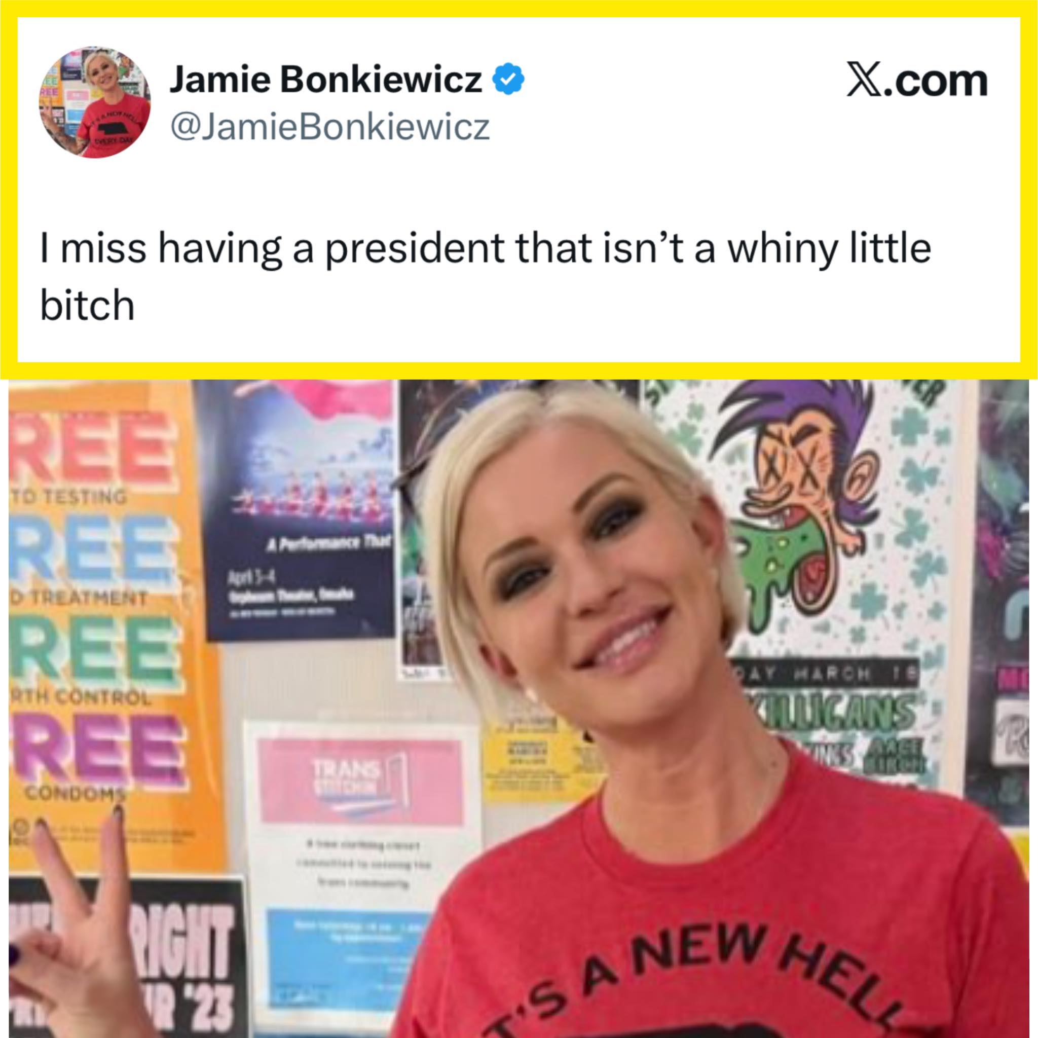 Terrence - Lady… an auto-pen couldn’t cry. Your last ‘President’ wasn’t ...