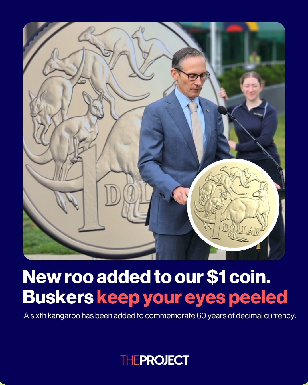 The Project - A limited-edition $1 coin is now circulating... | Facebook