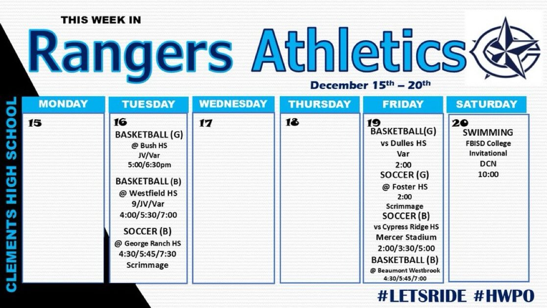 Clements Rangers Athletics | Sugar Land TX