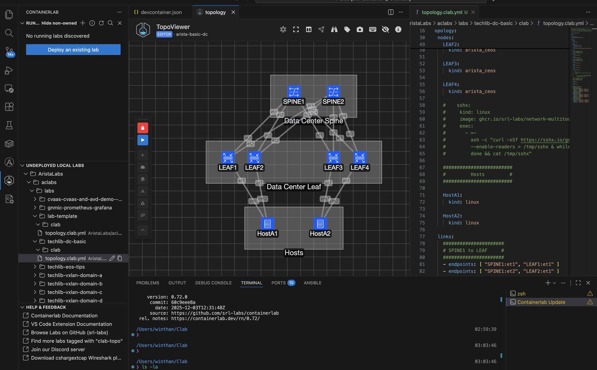 NetPrime - รู้หมือไร่!! เราสามารถใช้ Container ทำ lab network ได้ด้วยนะ ...
